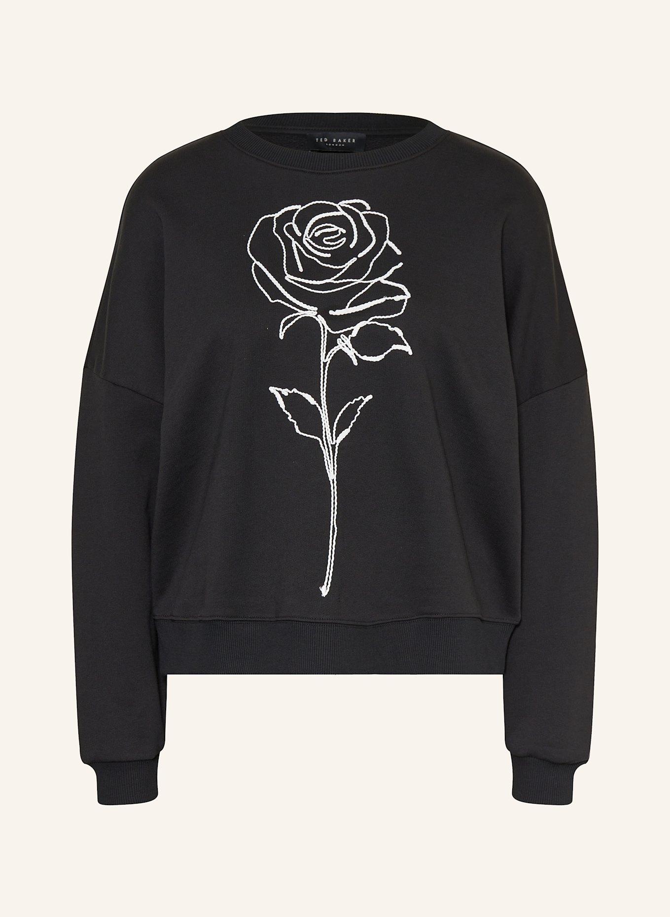 TED BAKER Bluza nierozpinana MARSSIA: CZARNY