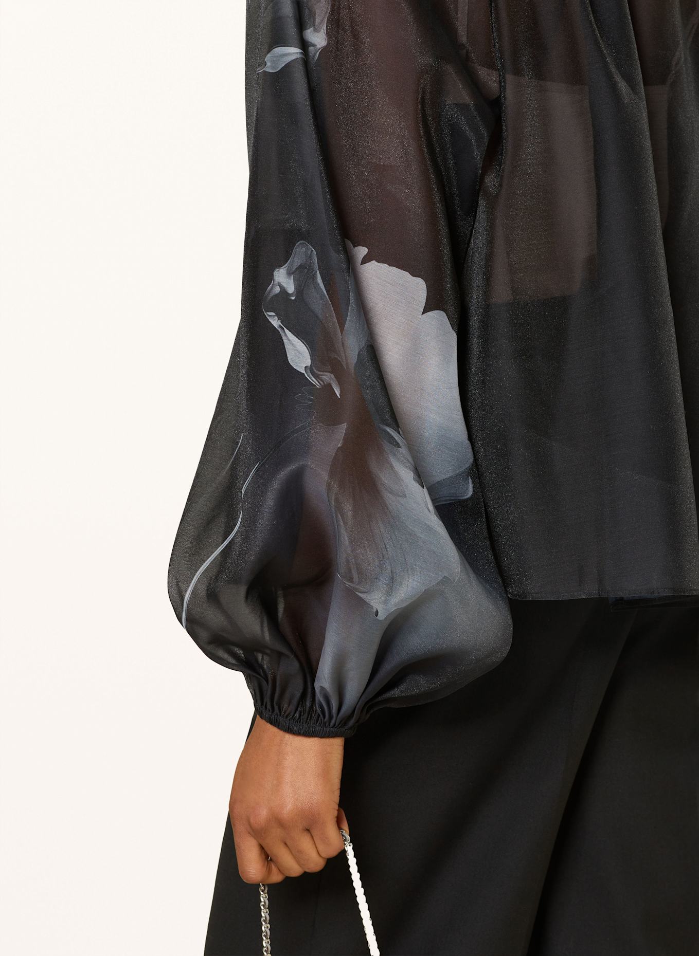 TED BAKER Blusenshirt PLAAZA: SCHWARZ / GRAU