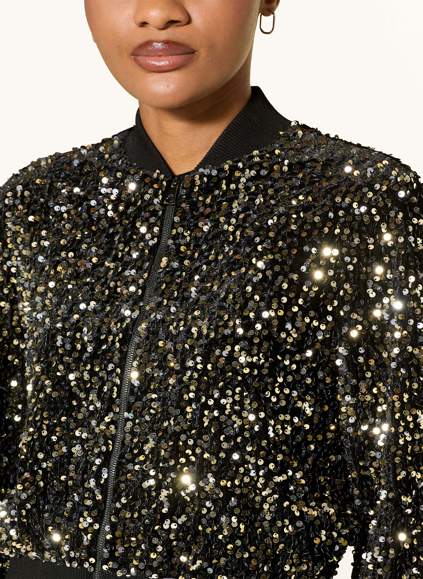 TED BAKER Blouson SHII mit Pailletten: SCHWARZ