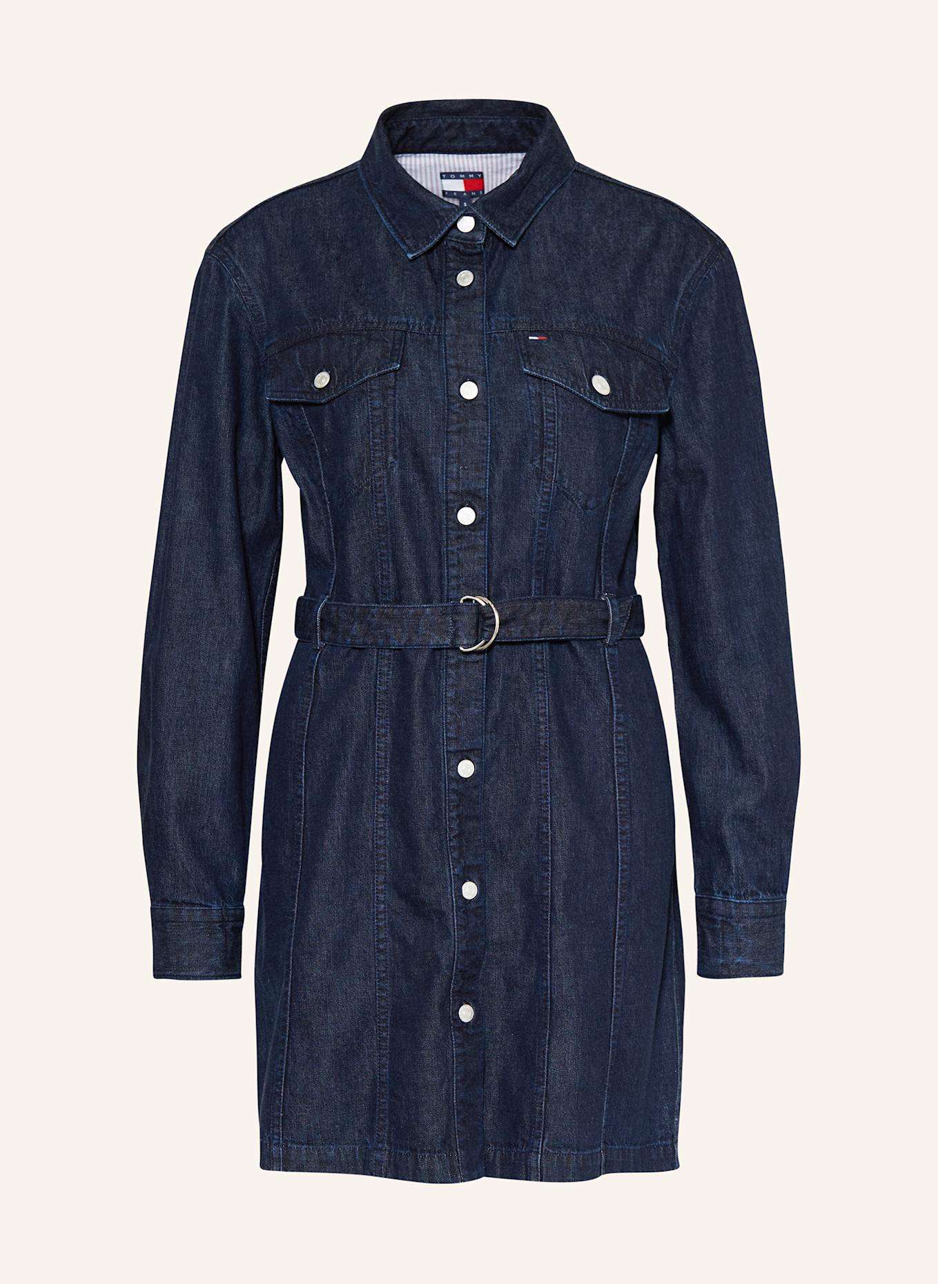 TOMMY JEANS Hemdblusenkleid aus Jeans: 1BK Denim Dark