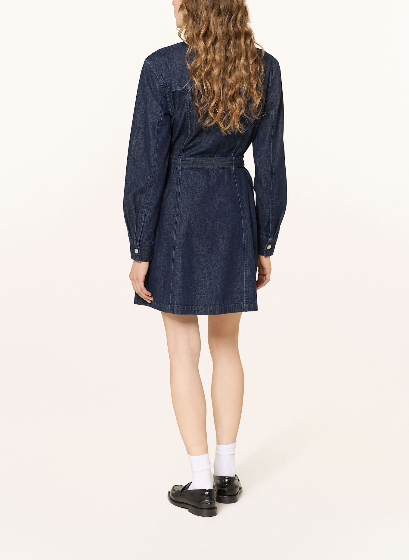 TOMMY JEANS Hemdblusenkleid aus Jeans: 1BK Denim Dark