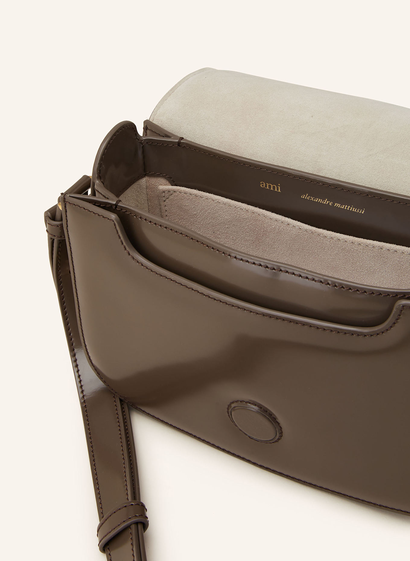 AMI PARIS Umhängetasche PARIS PARIS: KHAKI