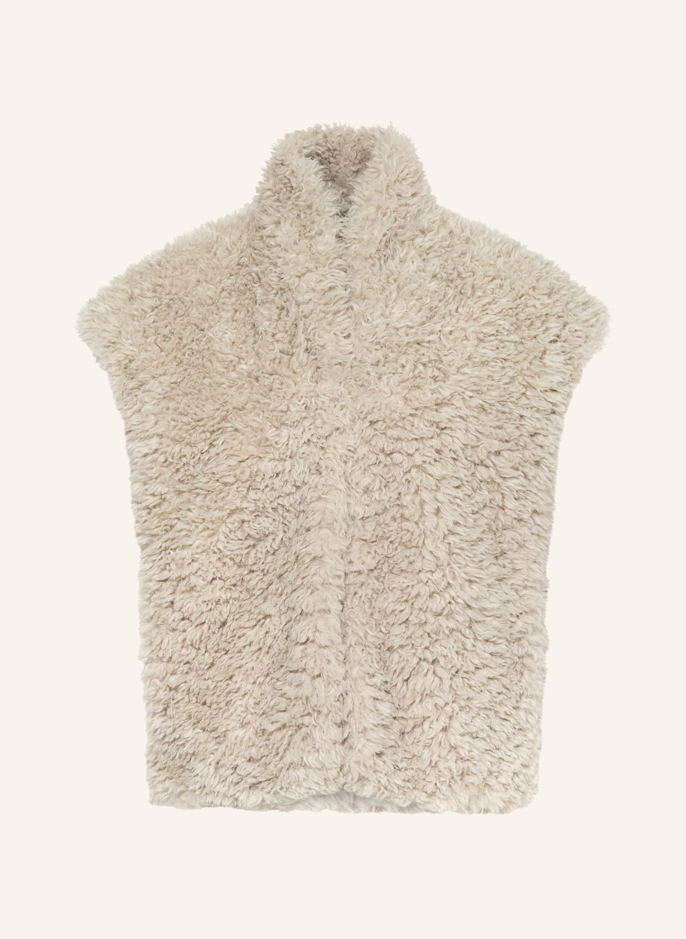 RINO & PELLE Kamizelka ze sztucznego futra: KREMOWY