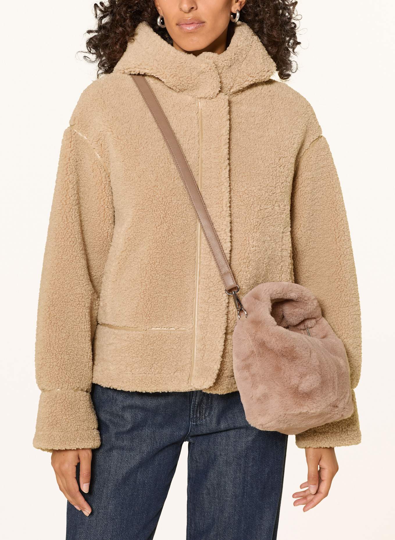 RINO & PELLE Beuteltasche CHERYL XS: CREME