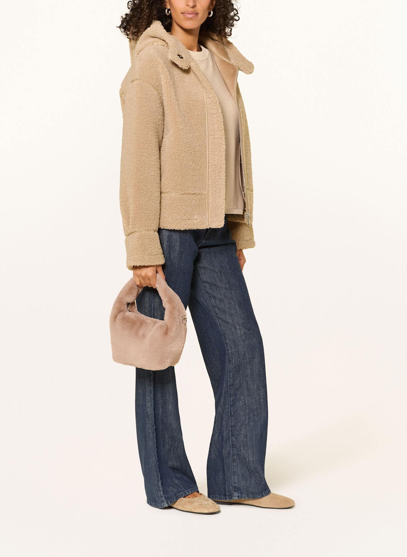 RINO & PELLE Beuteltasche CHERYL XS: CREME