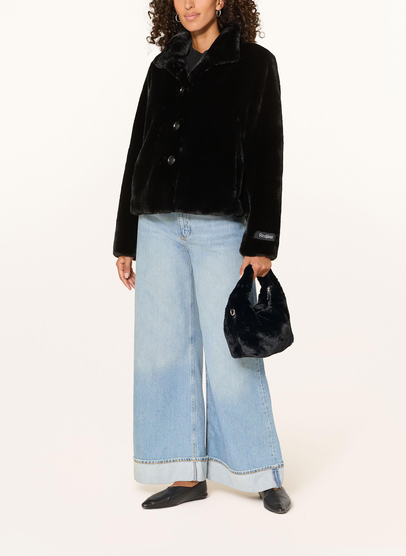 RINO & PELLE Torba worek CHERYL XS: CZARNY