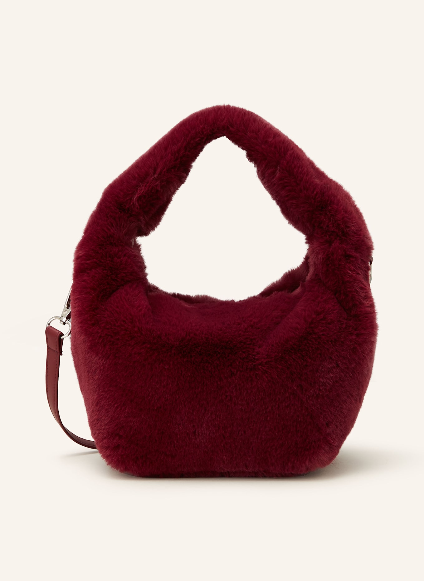 RINO & PELLE Torba worek CHERYL XS: CIEMNOCZERWONY