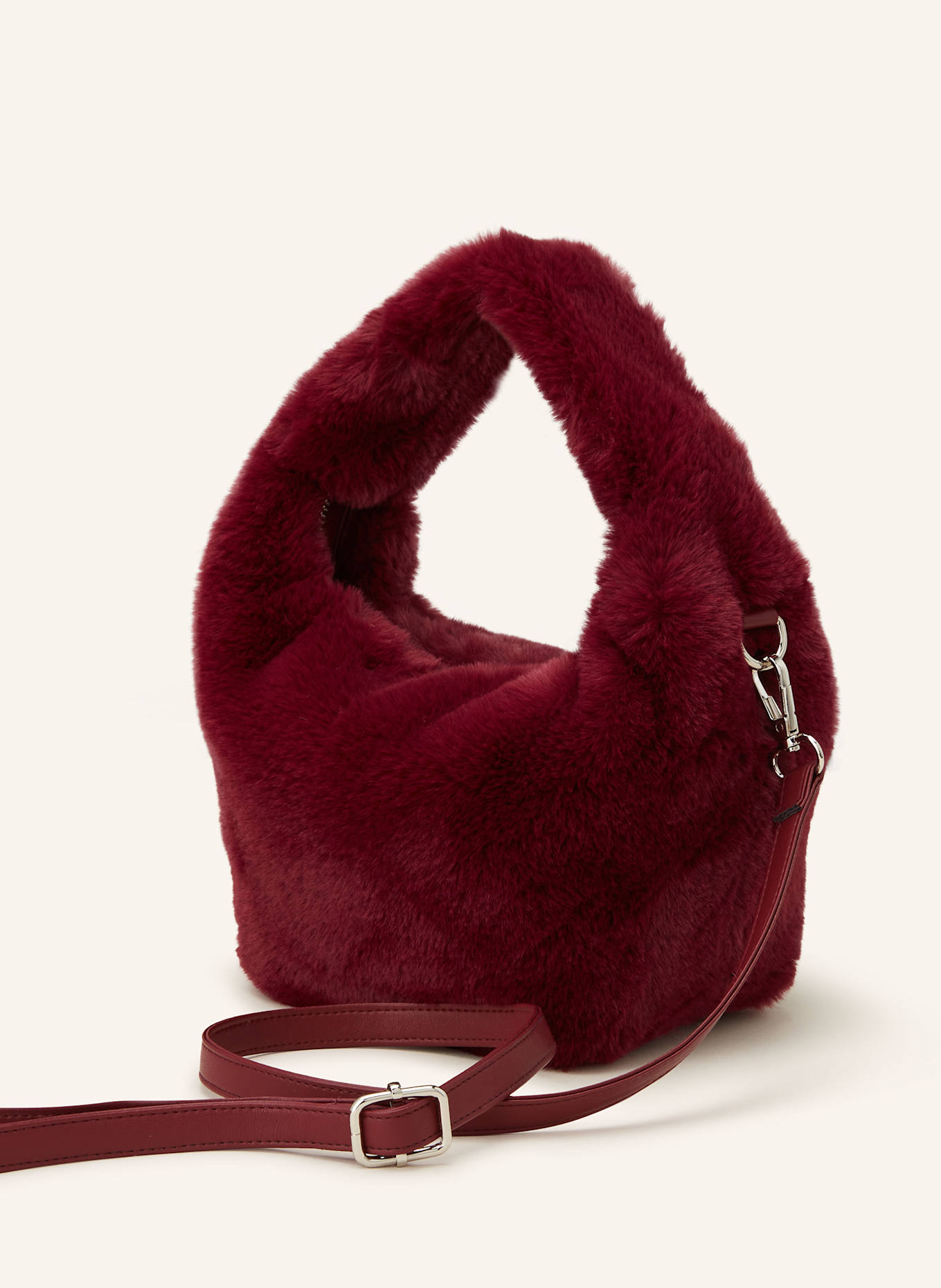 RINO & PELLE Torba worek CHERYL XS: CIEMNOCZERWONY