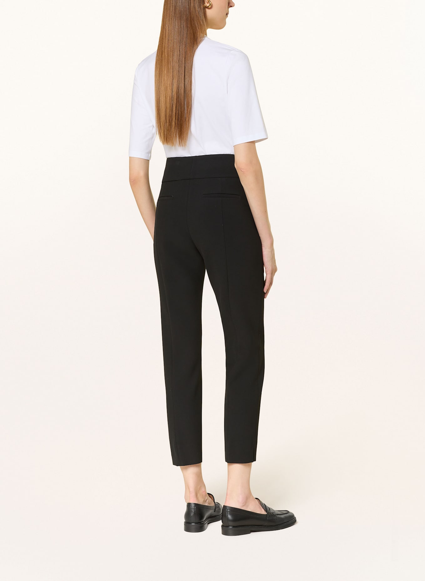 PESERICO 7/8 pants: BLACK