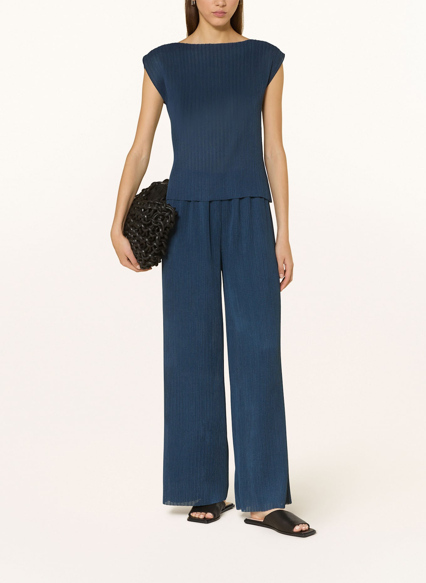 MAX & Co. Plisseehose BONN: PETROL