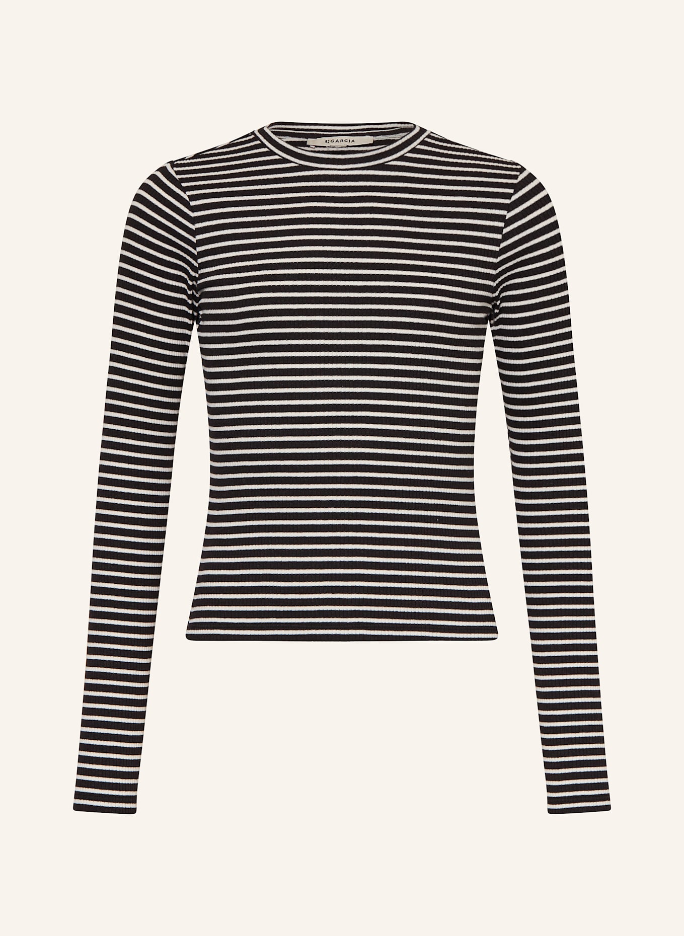 GARCIA Longsleeve: SCHWARZ / WEISS