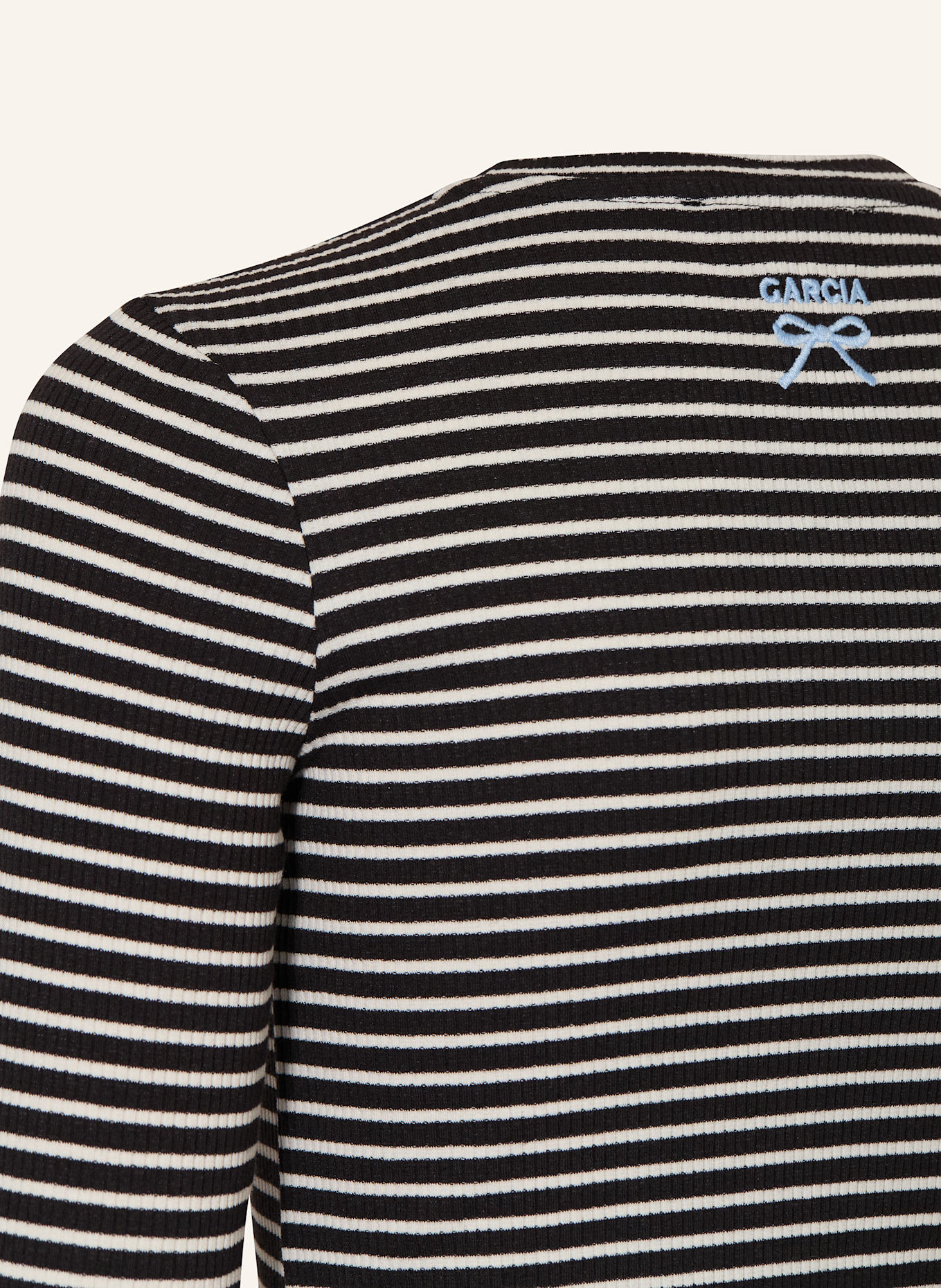 GARCIA Longsleeve: SCHWARZ / WEISS