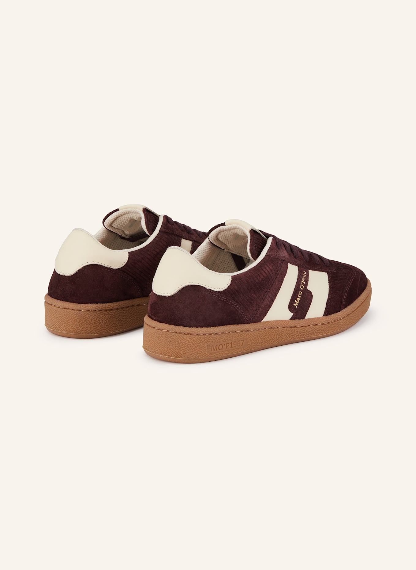 Marc O'Polo Sneaker: DUNKELROT/ CREME