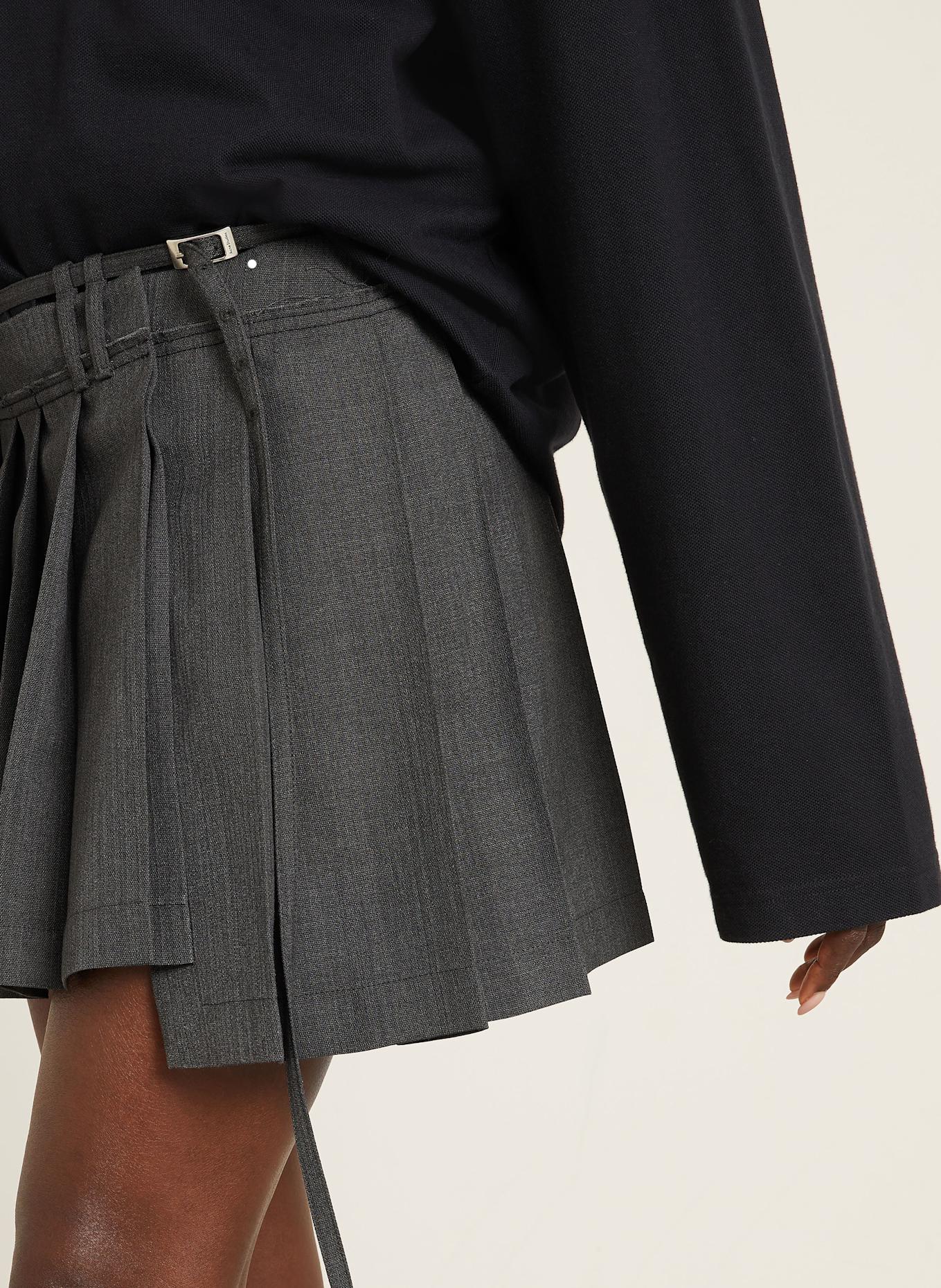 Acne Studios Skirt: DARK GRAY