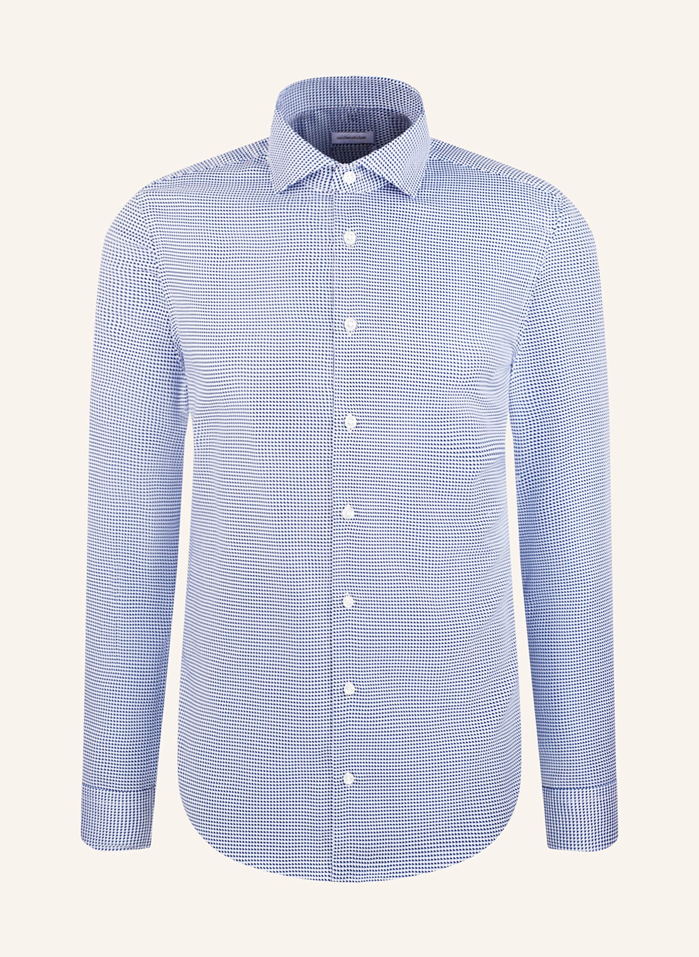 seidensticker Hemd Regular Fit: DUNKELBLAU / HELLBLAU / WEISS