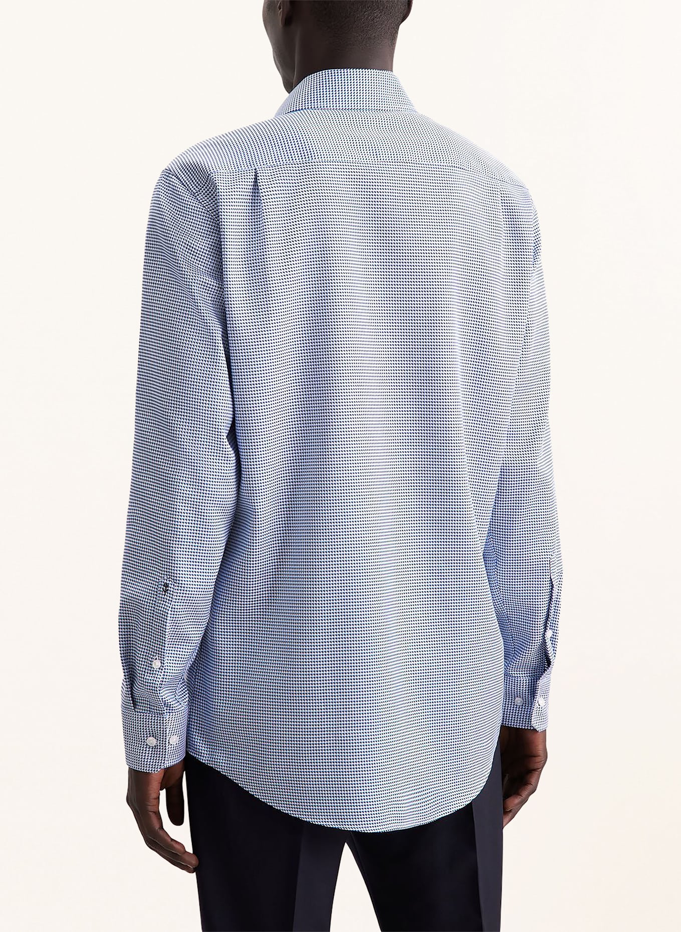 seidensticker Hemd Regular Fit: DUNKELBLAU / HELLBLAU / WEISS