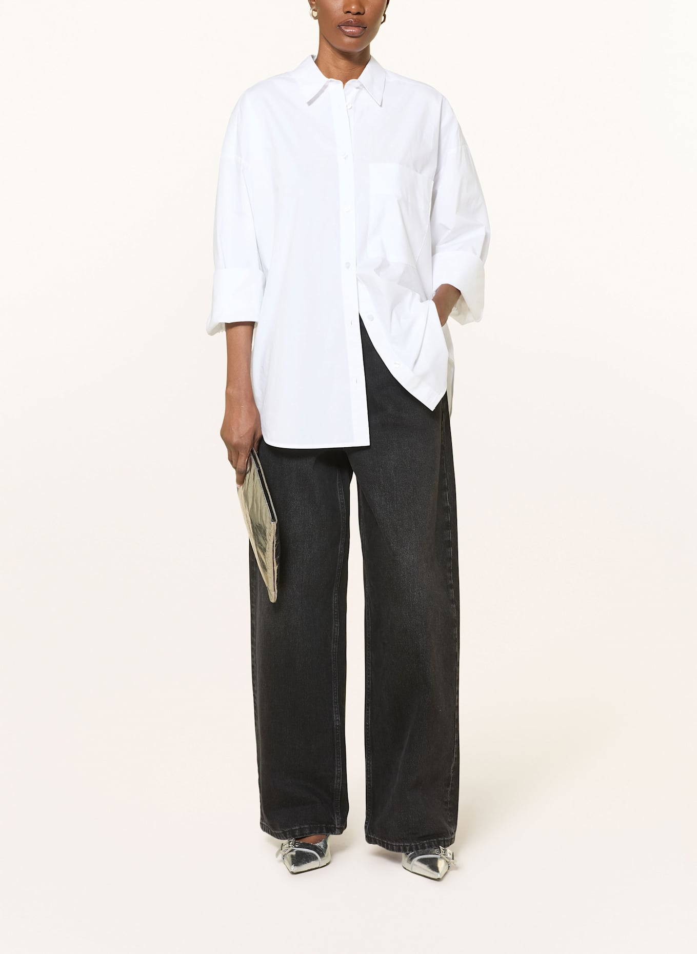 BY MALENE BIRGER Hemdbluse DERRIS: WEISS