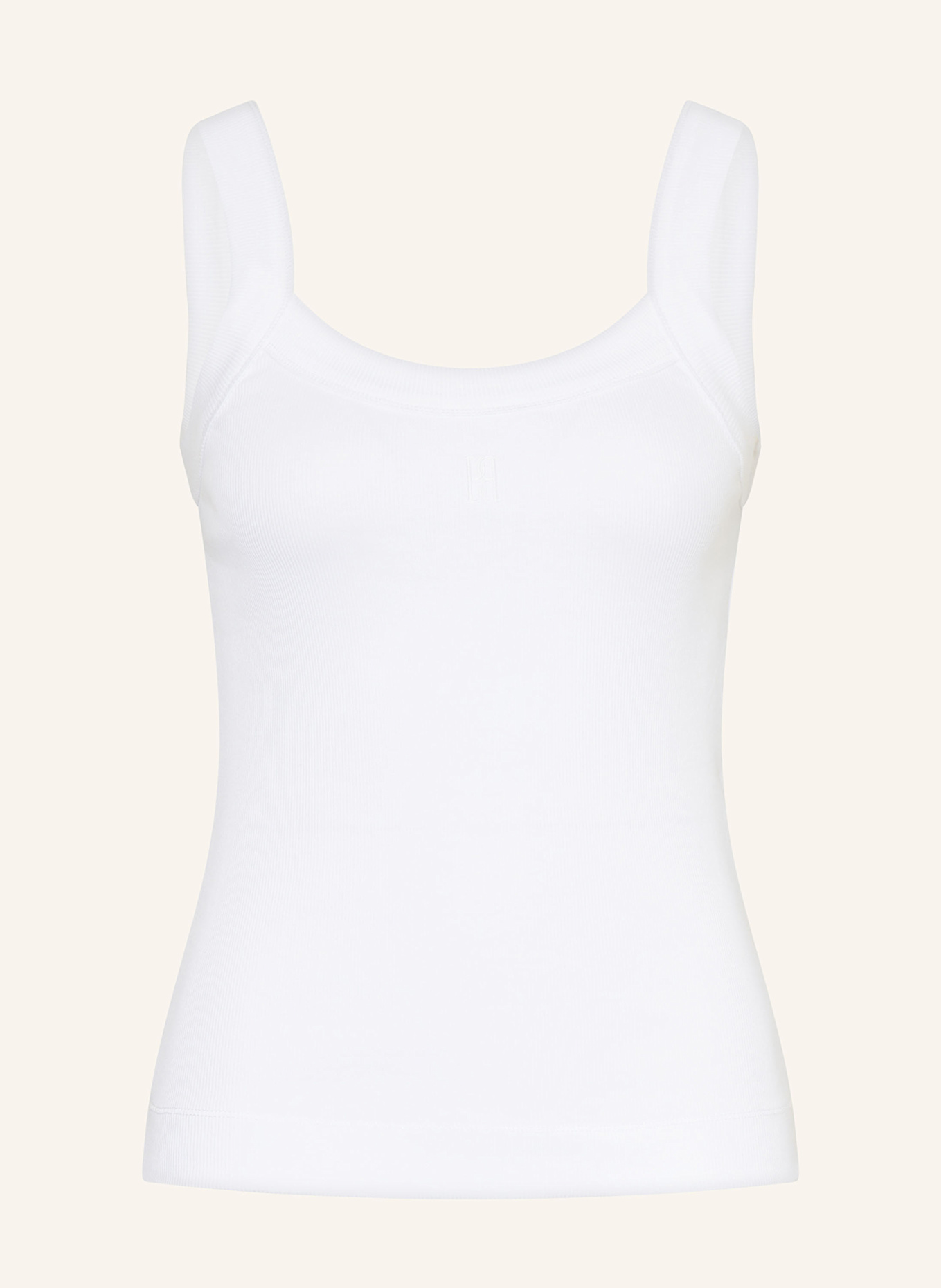 BY MALENE BIRGER Tanktop FRILLIO: WEISS