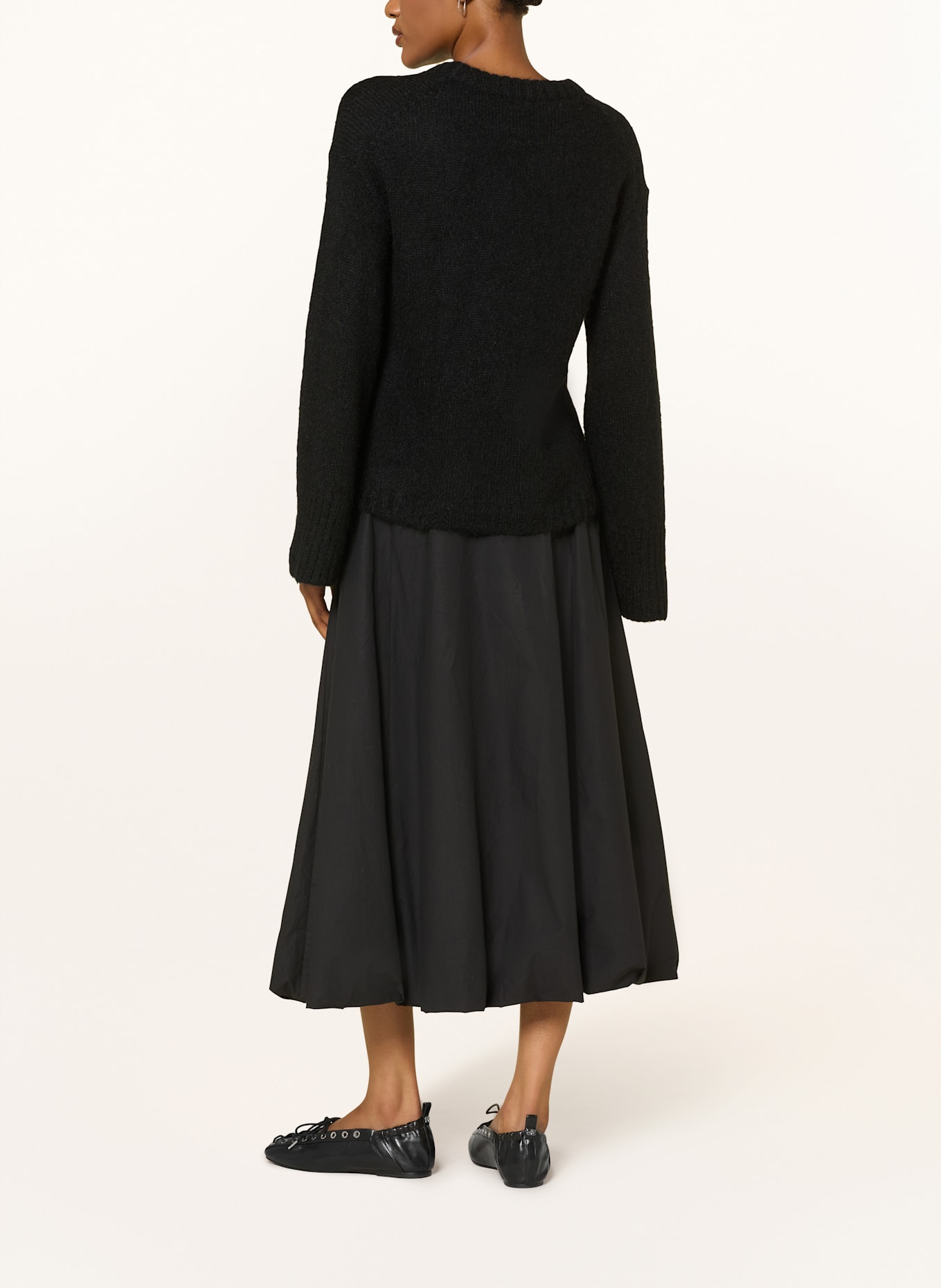 BY MALENE BIRGER Pullover CIERRA mit Mohair: SCHWARZ