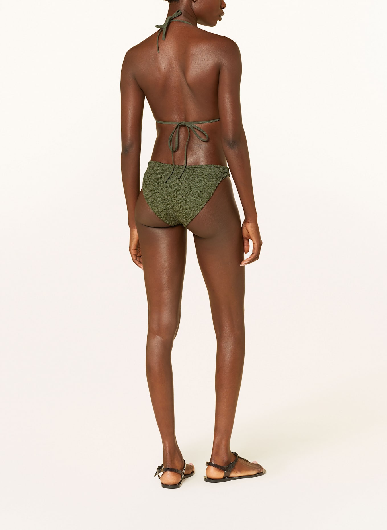 Hunza G Bikini trójkątne EVA: KHAKI