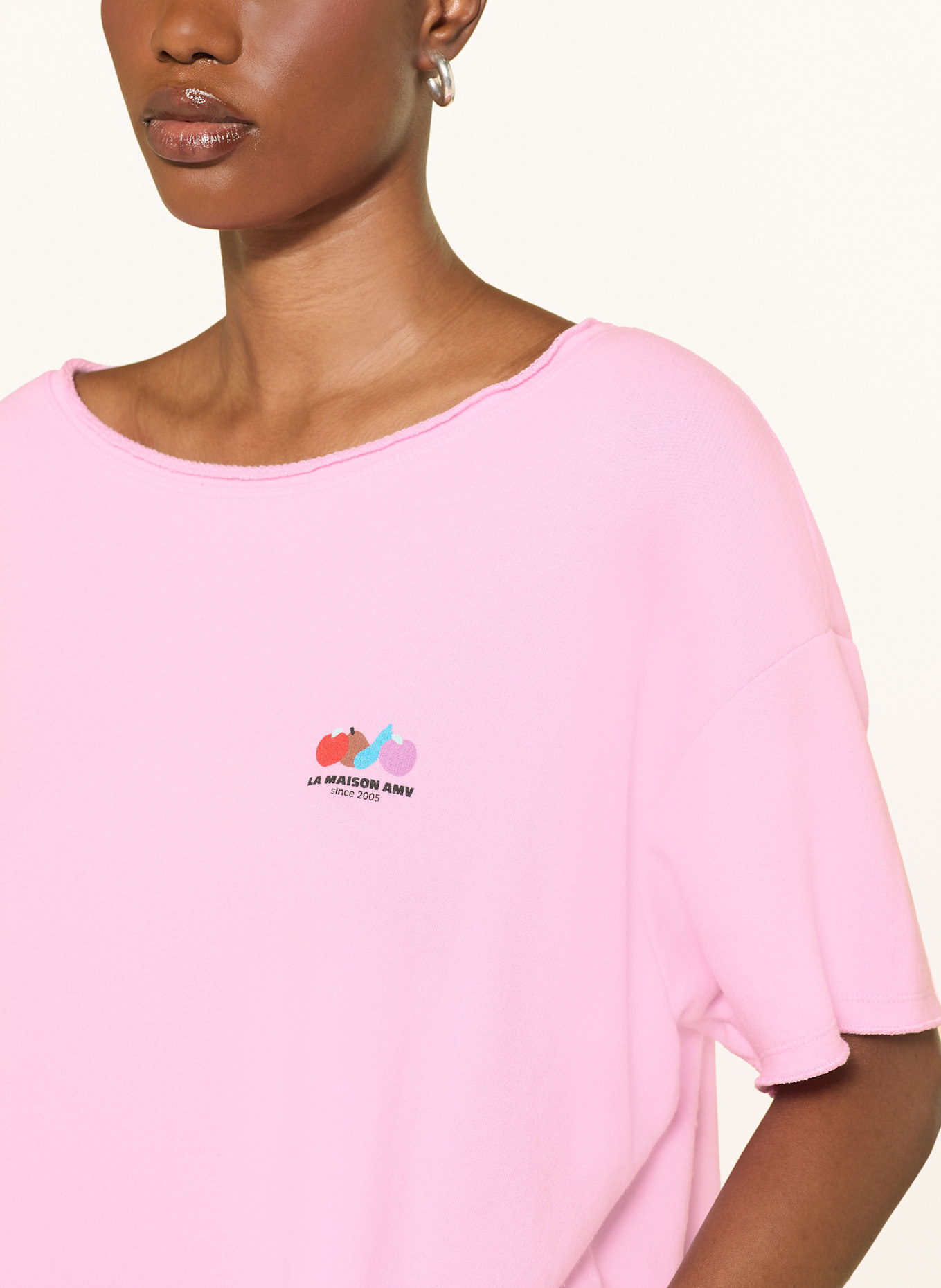 American Vintage Bluza nierozpinana ATUBAY: RÓŻOWY