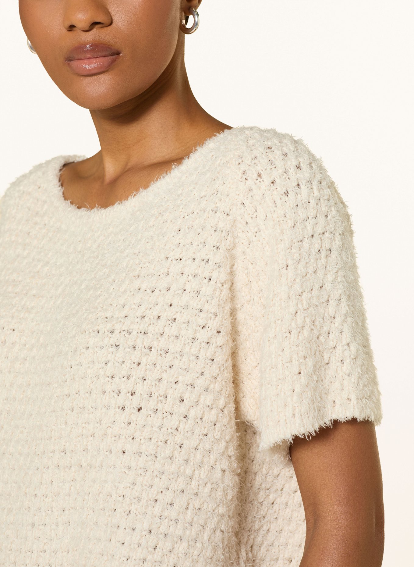 American Vintage Dzianinowa koszulka CYANBAY: KREMOWY