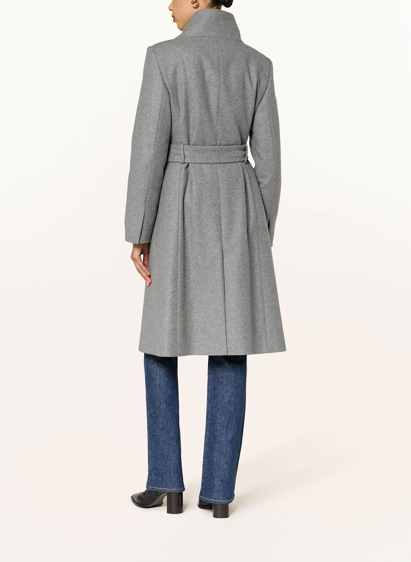 BOSS Wollmantel CALEGAN: GRAU