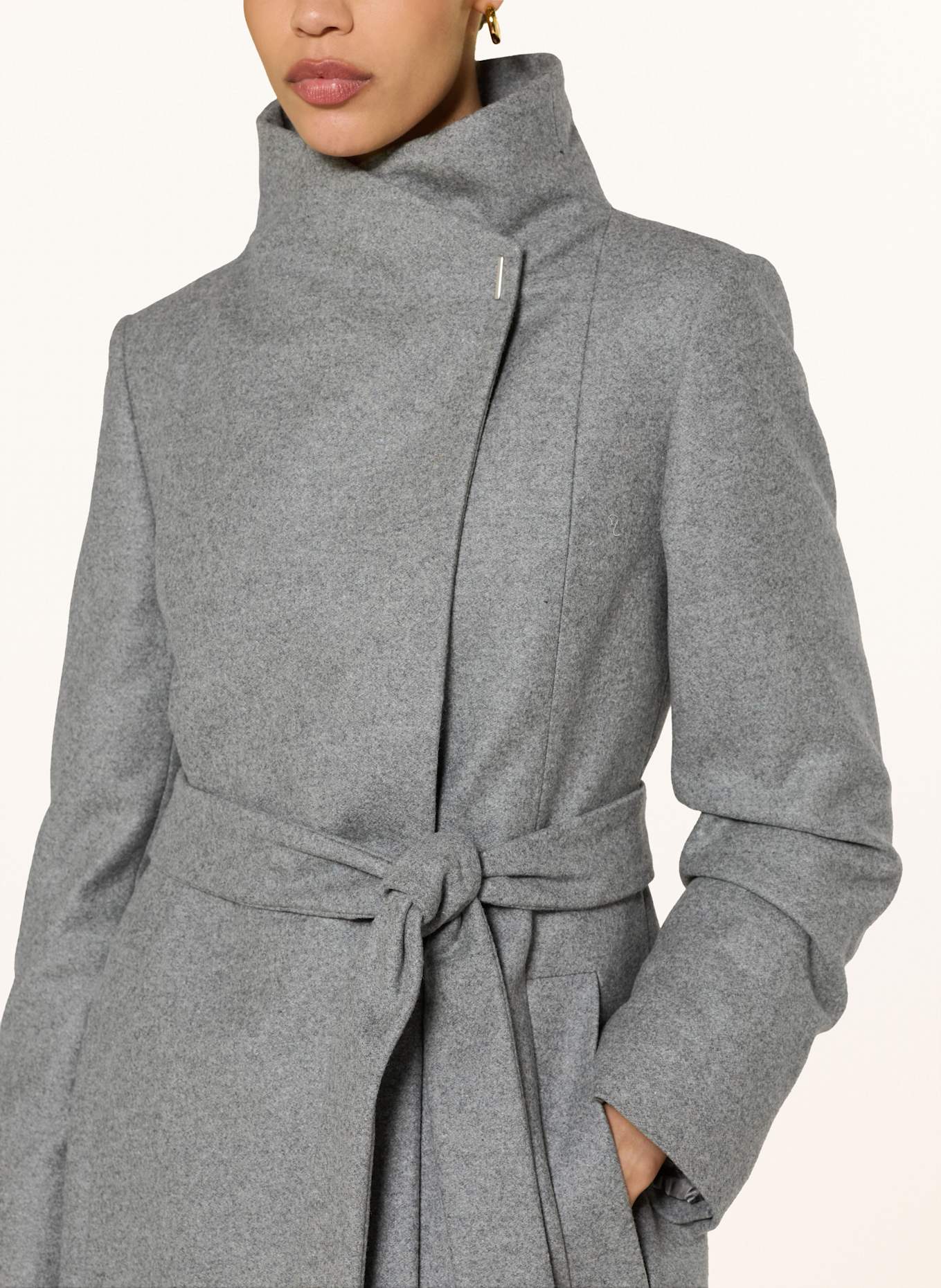 BOSS Wollmantel CALEGAN: GRAU