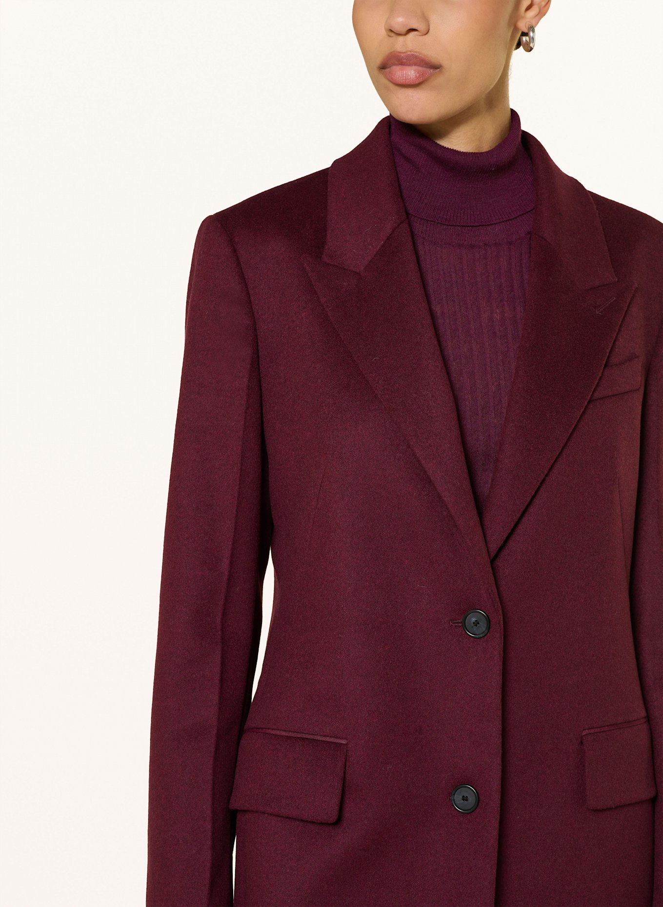 BOSS Mantel CLASSIN: DUNKELLILA