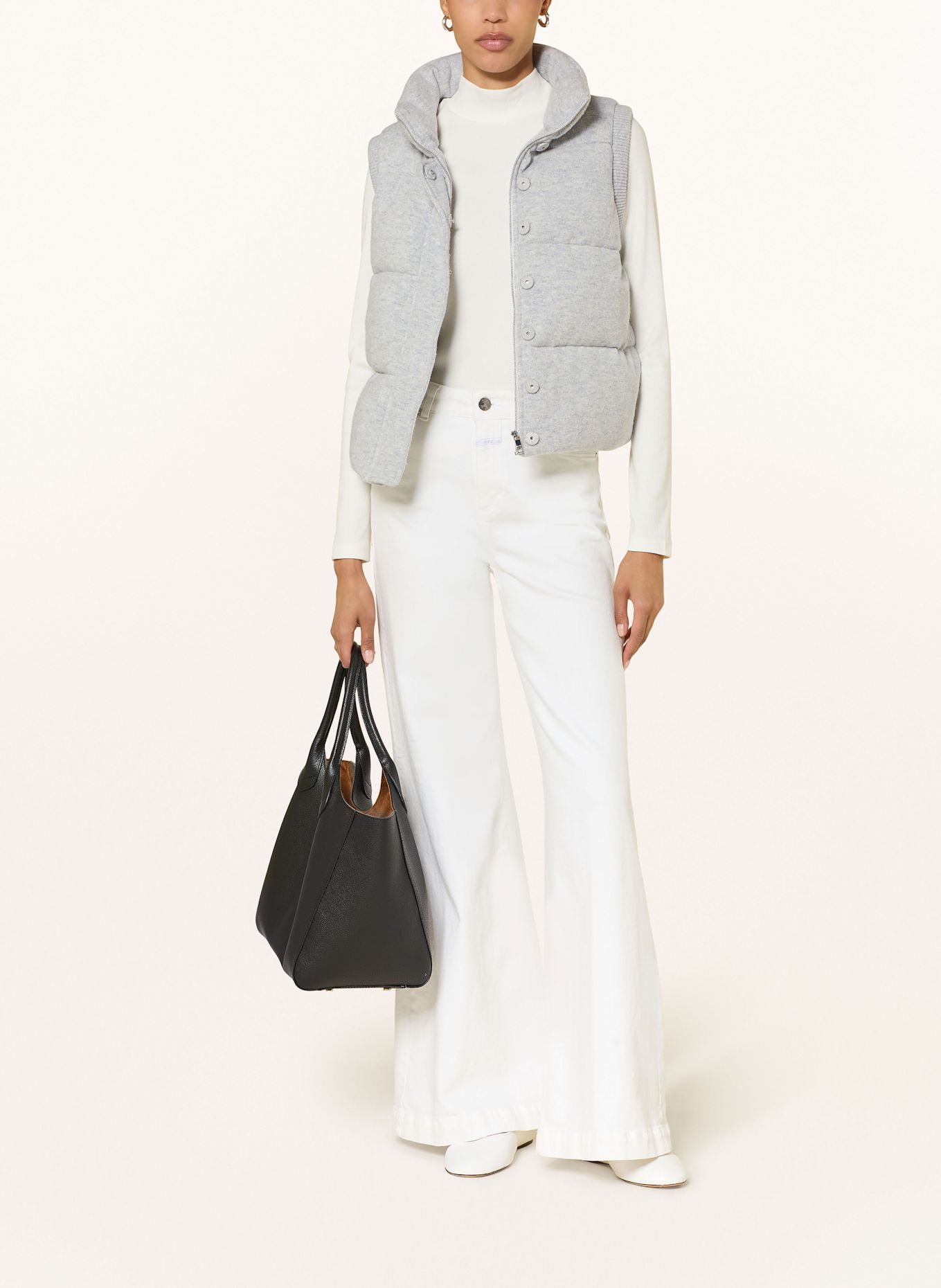 BOSS Steppweste FOCRINA: HELLGRAU