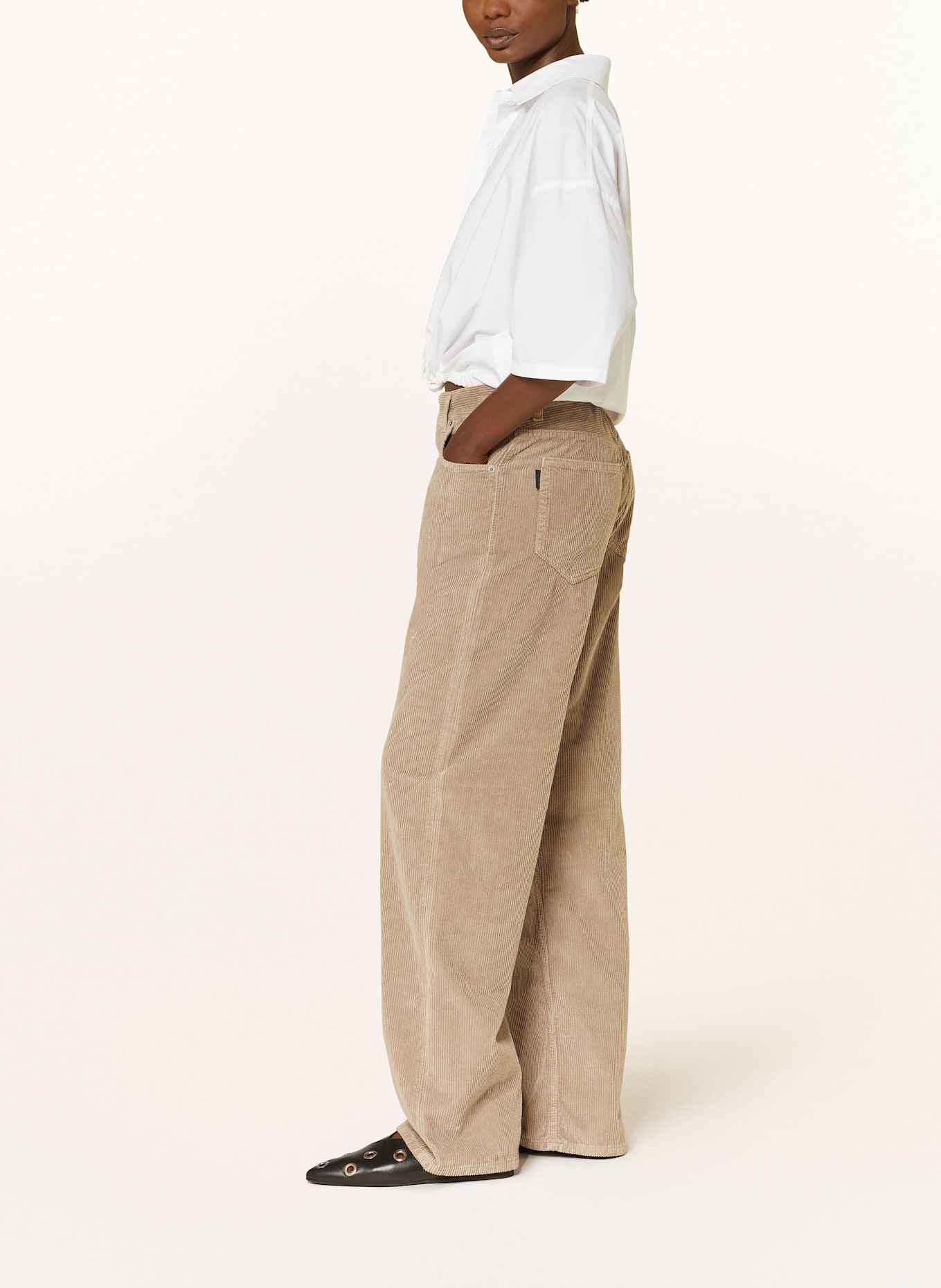 HAIKURE Manšestrové kalhoty BONNIE: VELBLOUDÍ