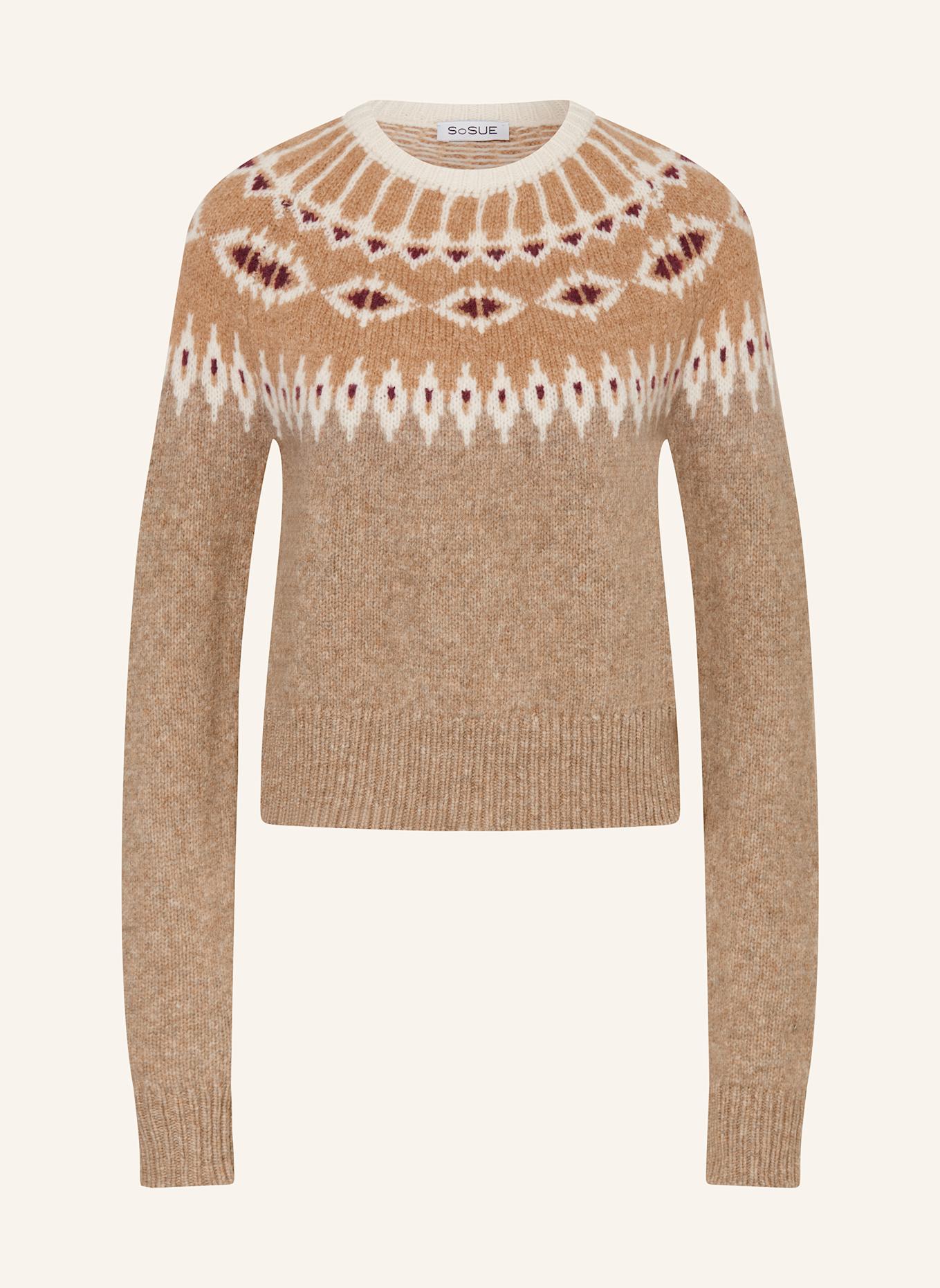 SoSUE Pullover aus Merinowolle: BEIGE