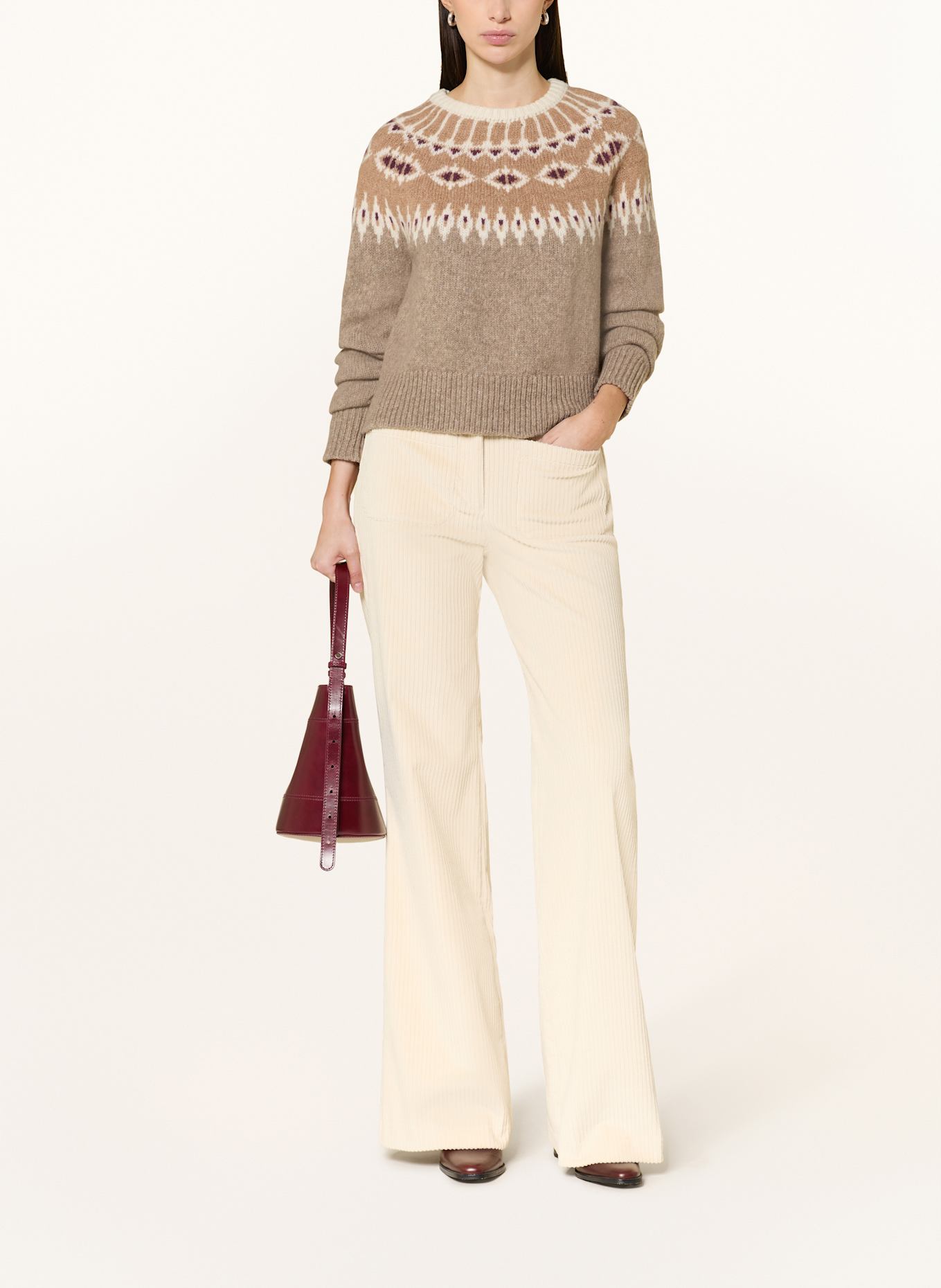 SoSUE Pullover aus Merinowolle: BEIGE