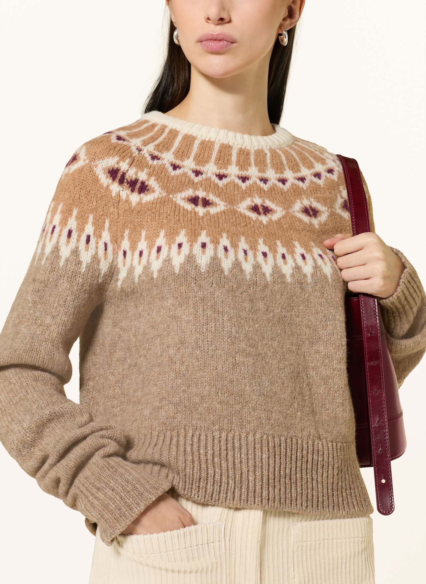 SoSUE Pullover aus Merinowolle: BEIGE