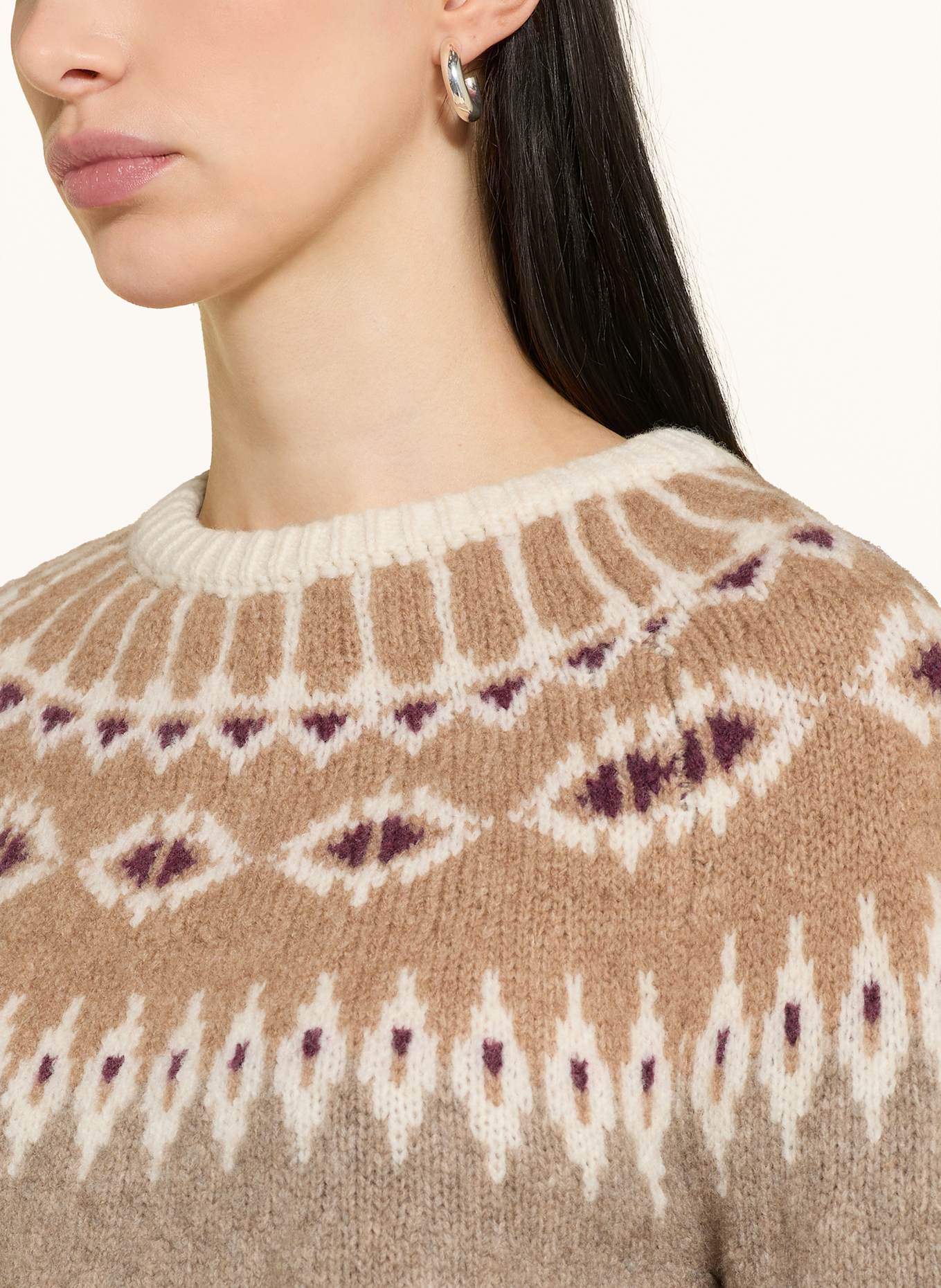 SoSUE Pullover aus Merinowolle: BEIGE
