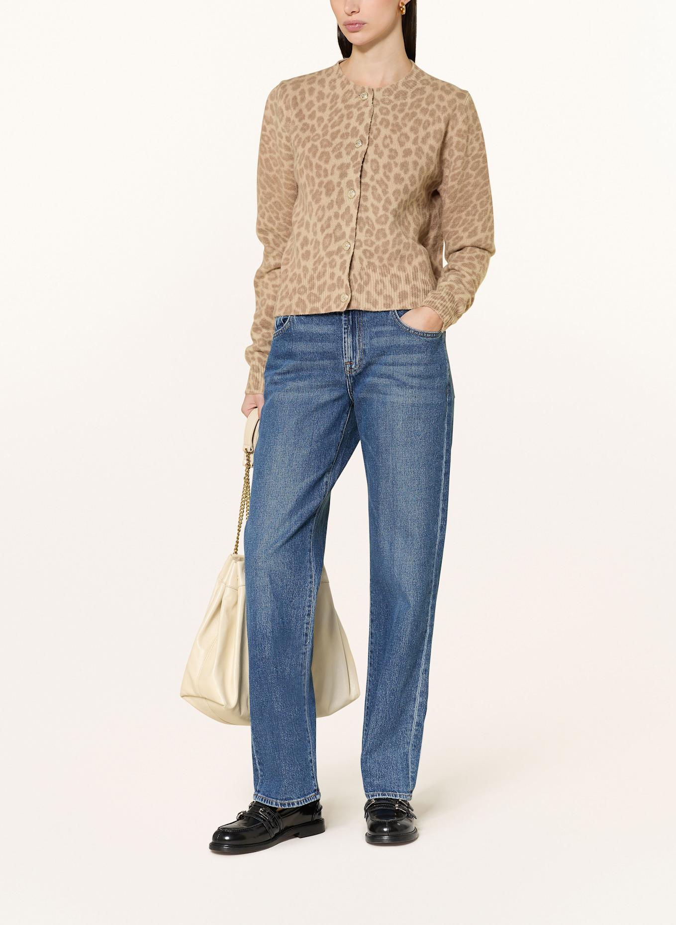 SoSUE Strickjacke aus Merinowolle: HELLBRAUN / CAMEL