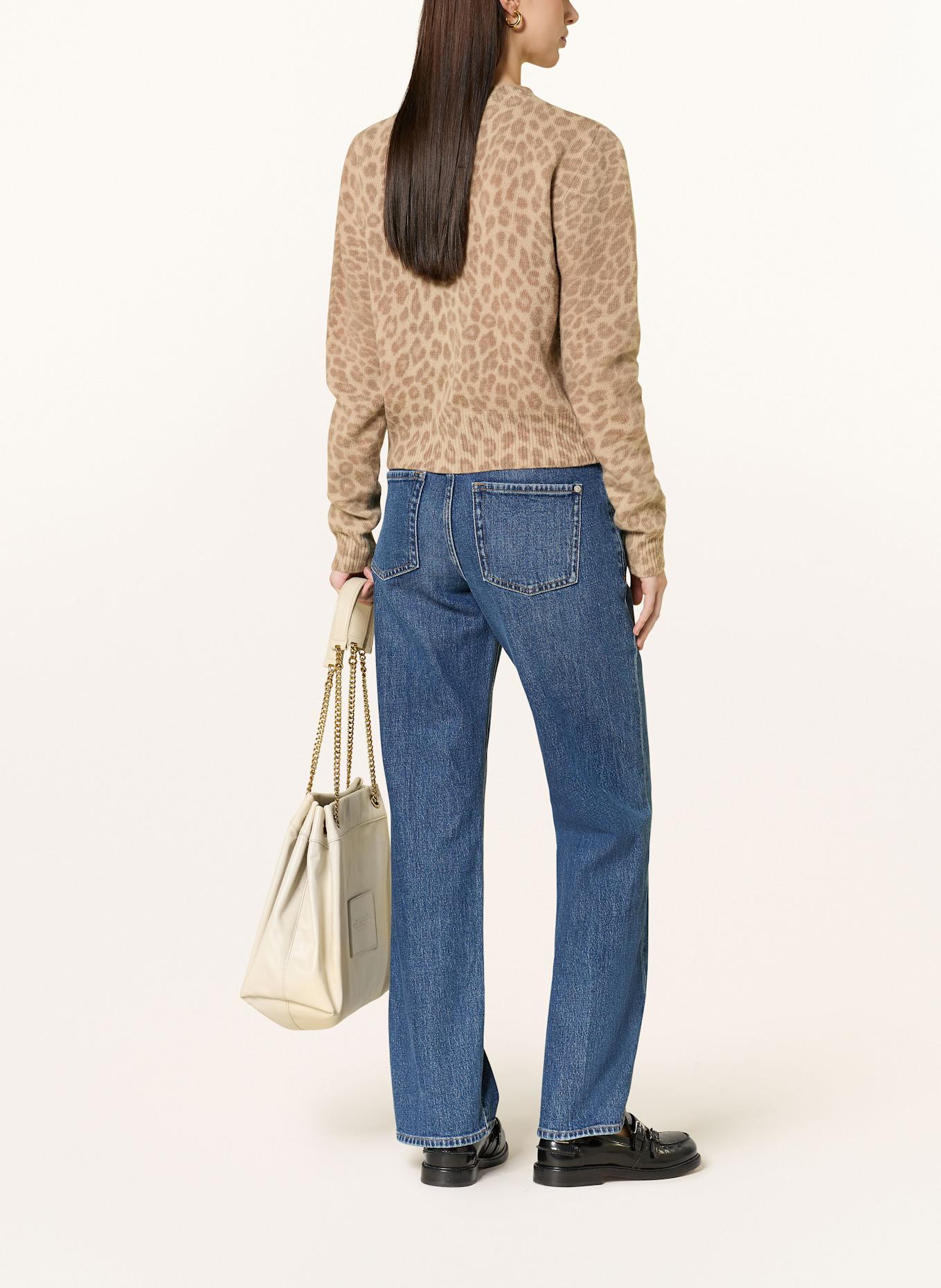 SoSUE Strickjacke aus Merinowolle: HELLBRAUN / CAMEL