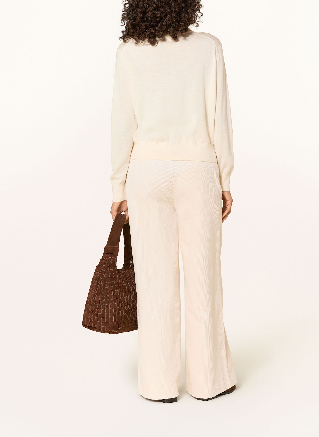 darling harbour Marlenehose aus Cord: CREME