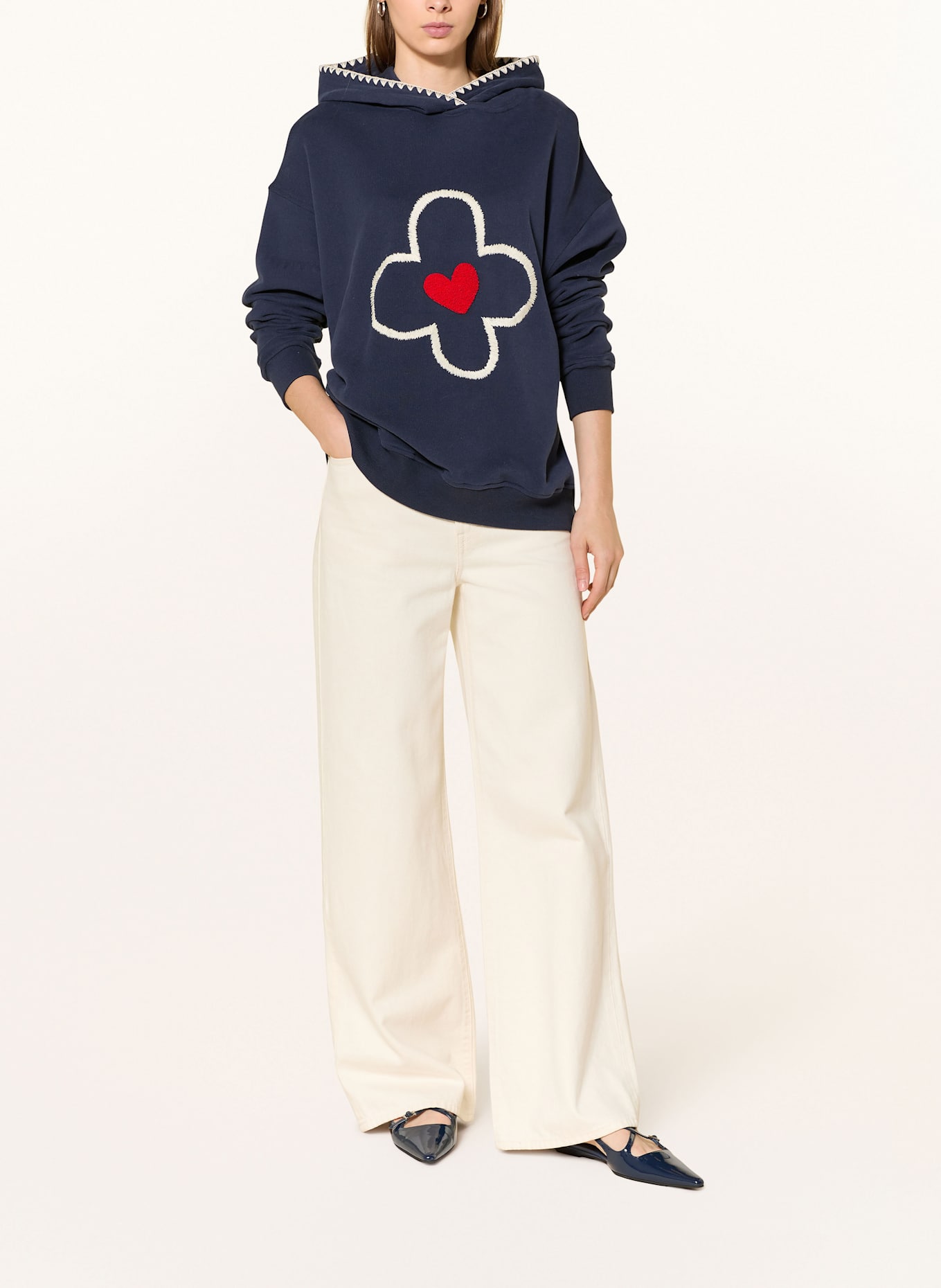 Grace Mikina s kapucí: TMAVĚ MODRÁ