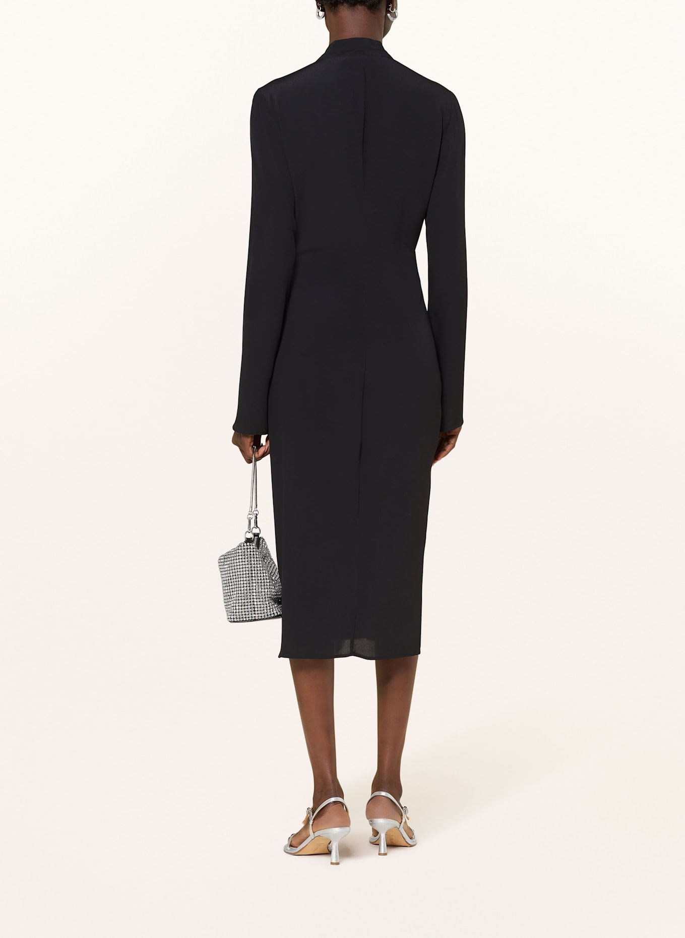 PATRIZIA PEPE Schluppenkleid: SCHWARZ