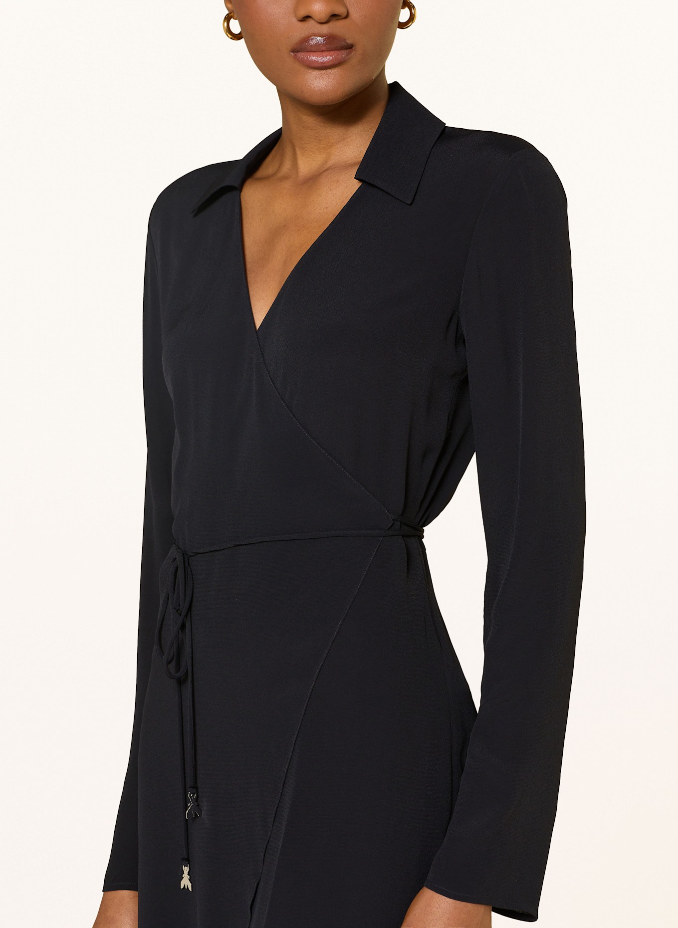 PATRIZIA PEPE robe portefeuille: NOIR