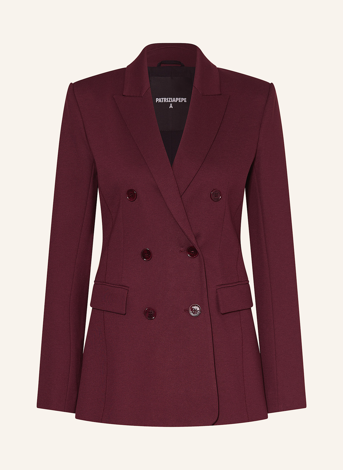 PATRIZIA PEPE Blazer: DUNKELROT
