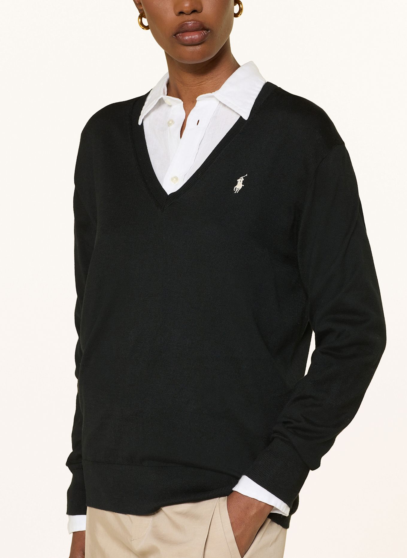 POLO RALPH LAUREN Pullover: SCHWARZ
