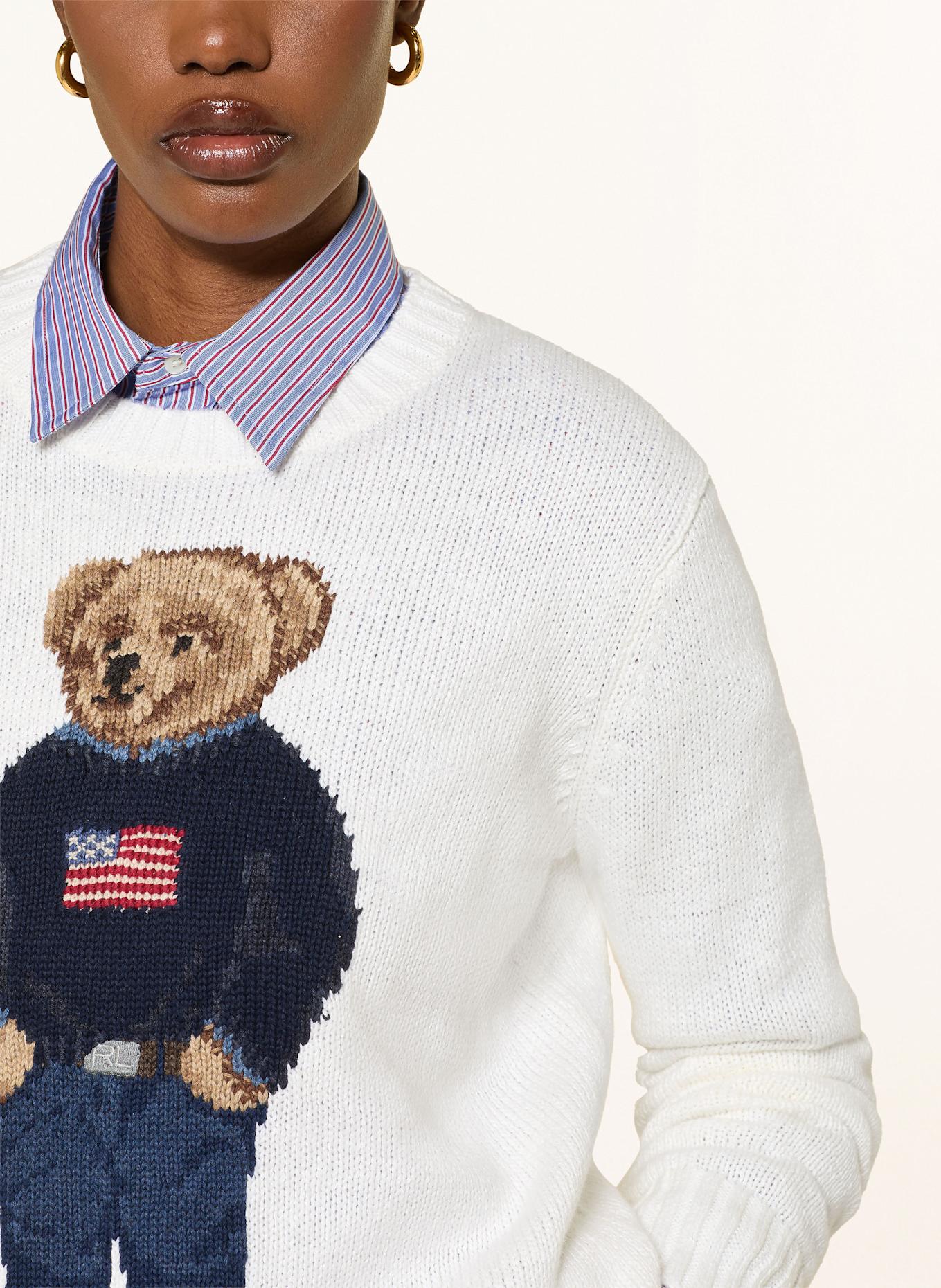 POLO RALPH LAUREN Leinenpullover: WEISS