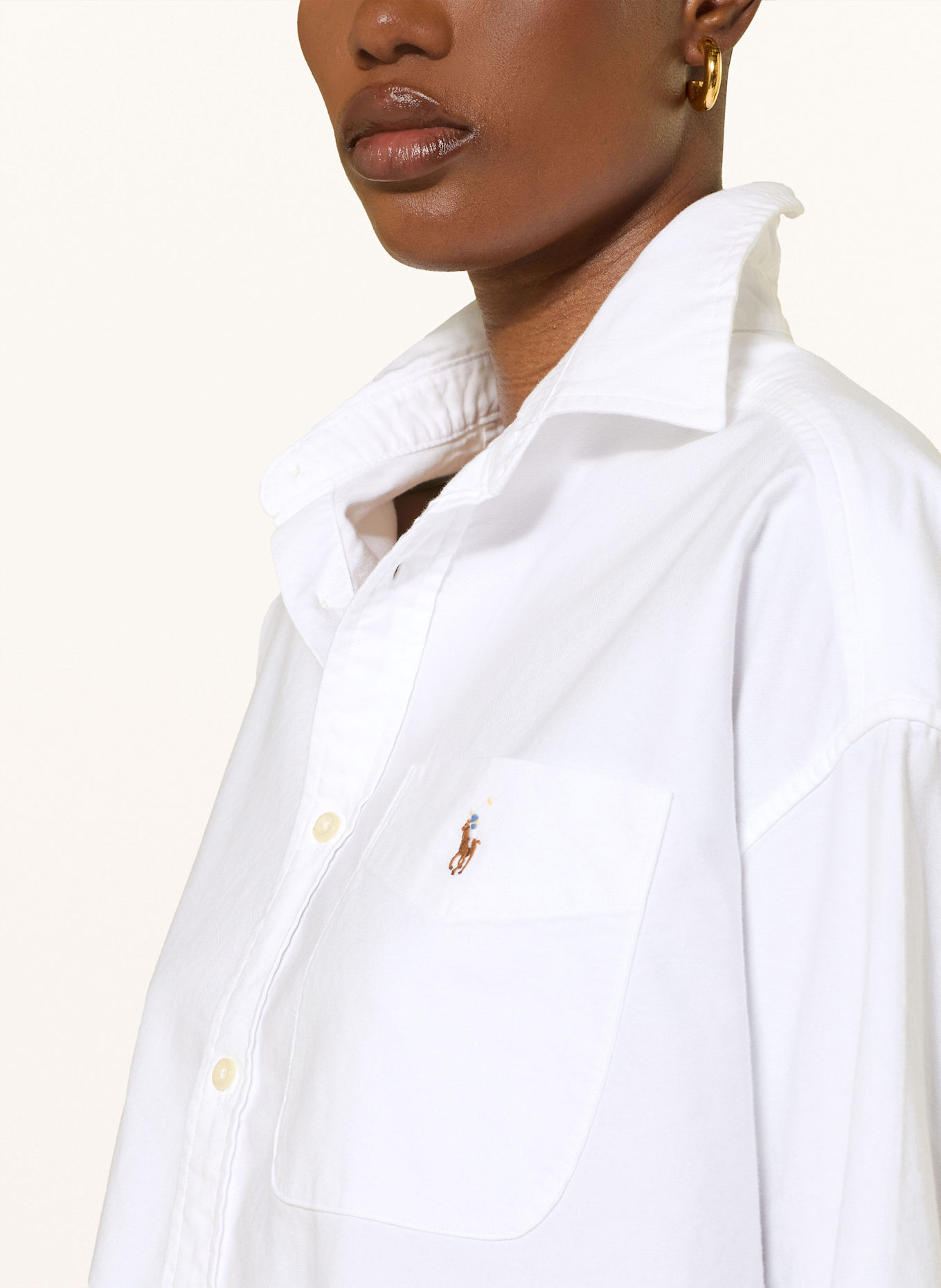 POLO RALPH LAUREN Shirt blouse: WHITE