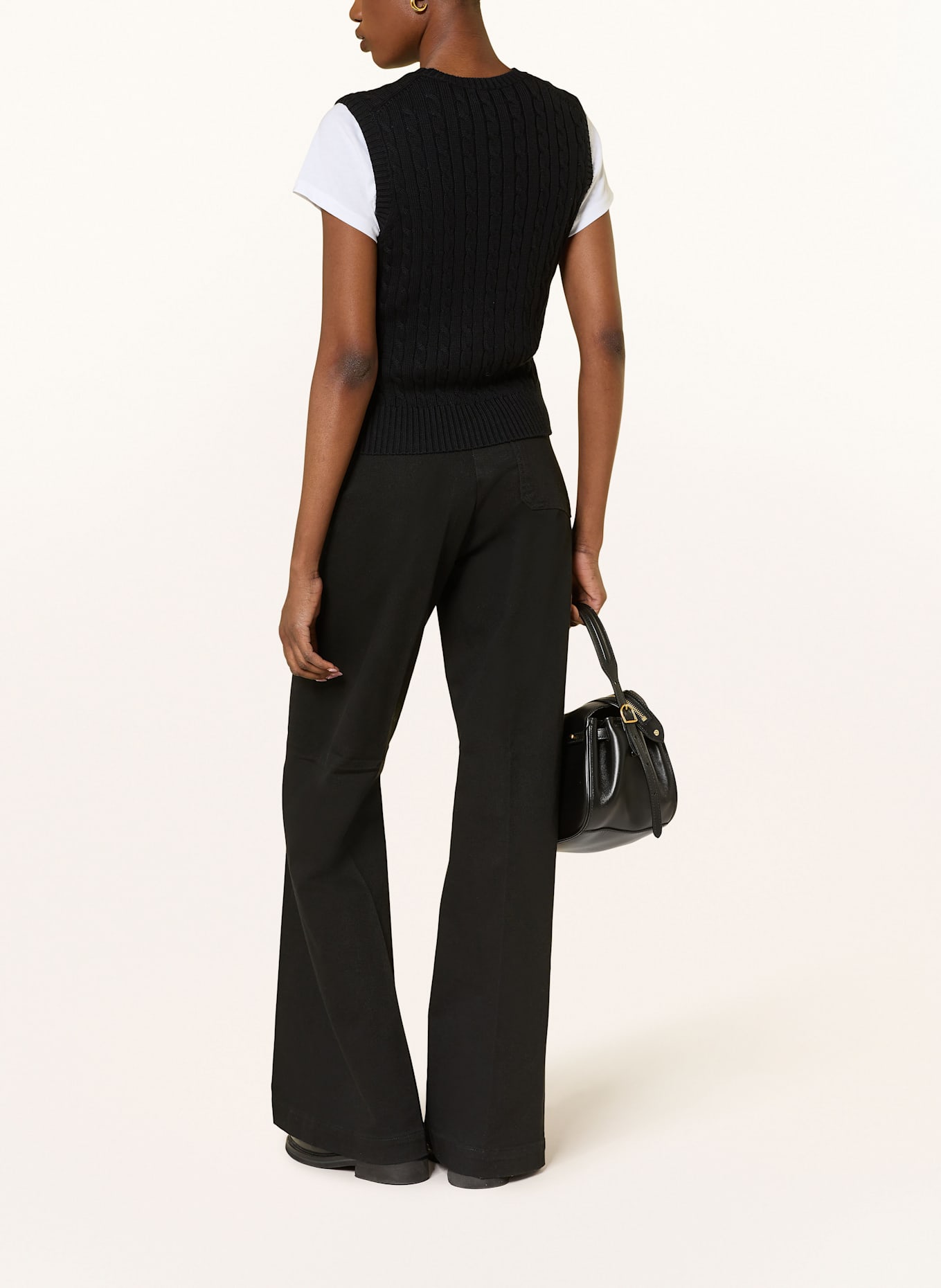 POLO RALPH LAUREN Flared Jeans: SCHWARZ
