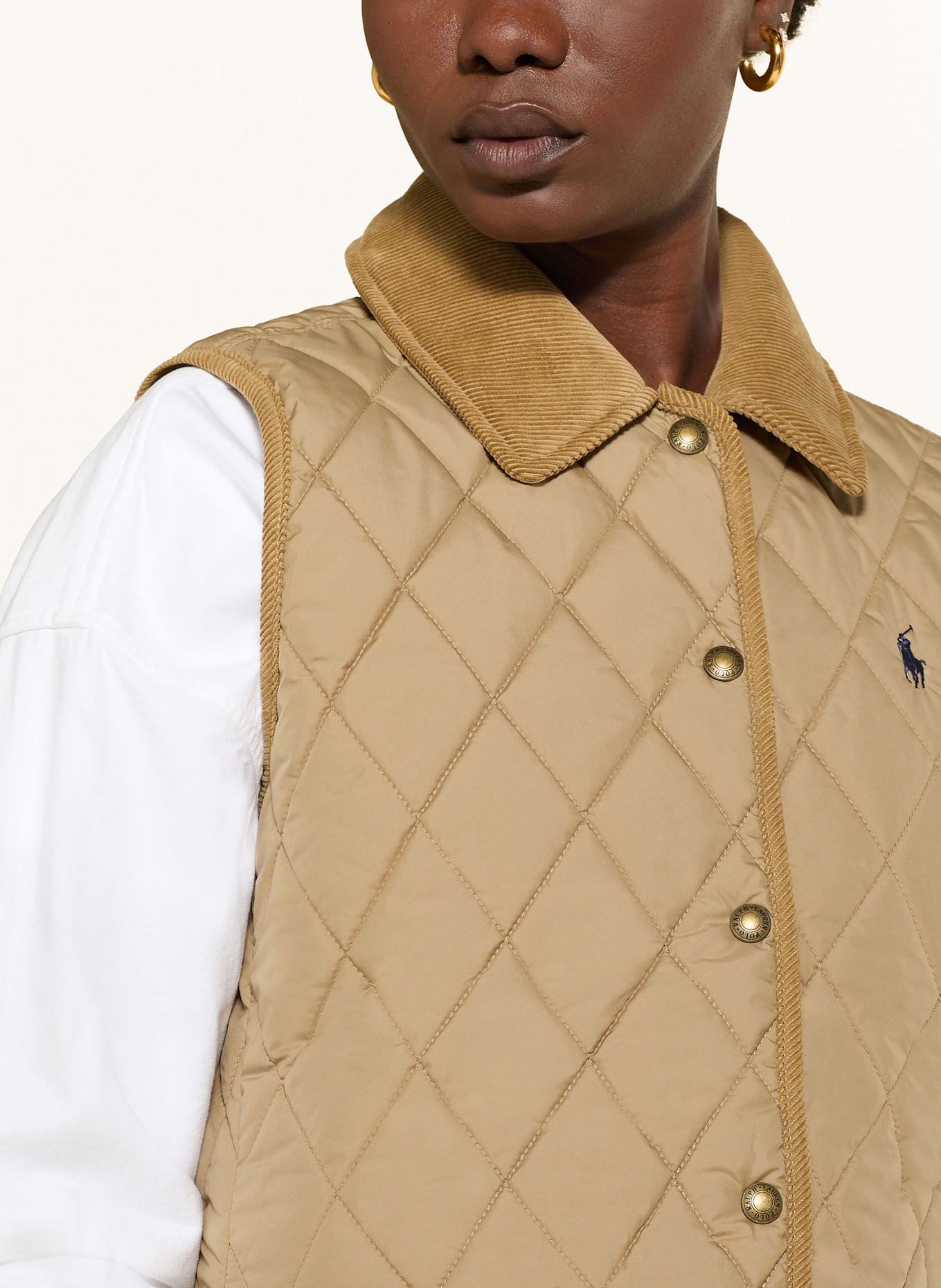 POLO RALPH LAUREN Steppweste: KHAKI