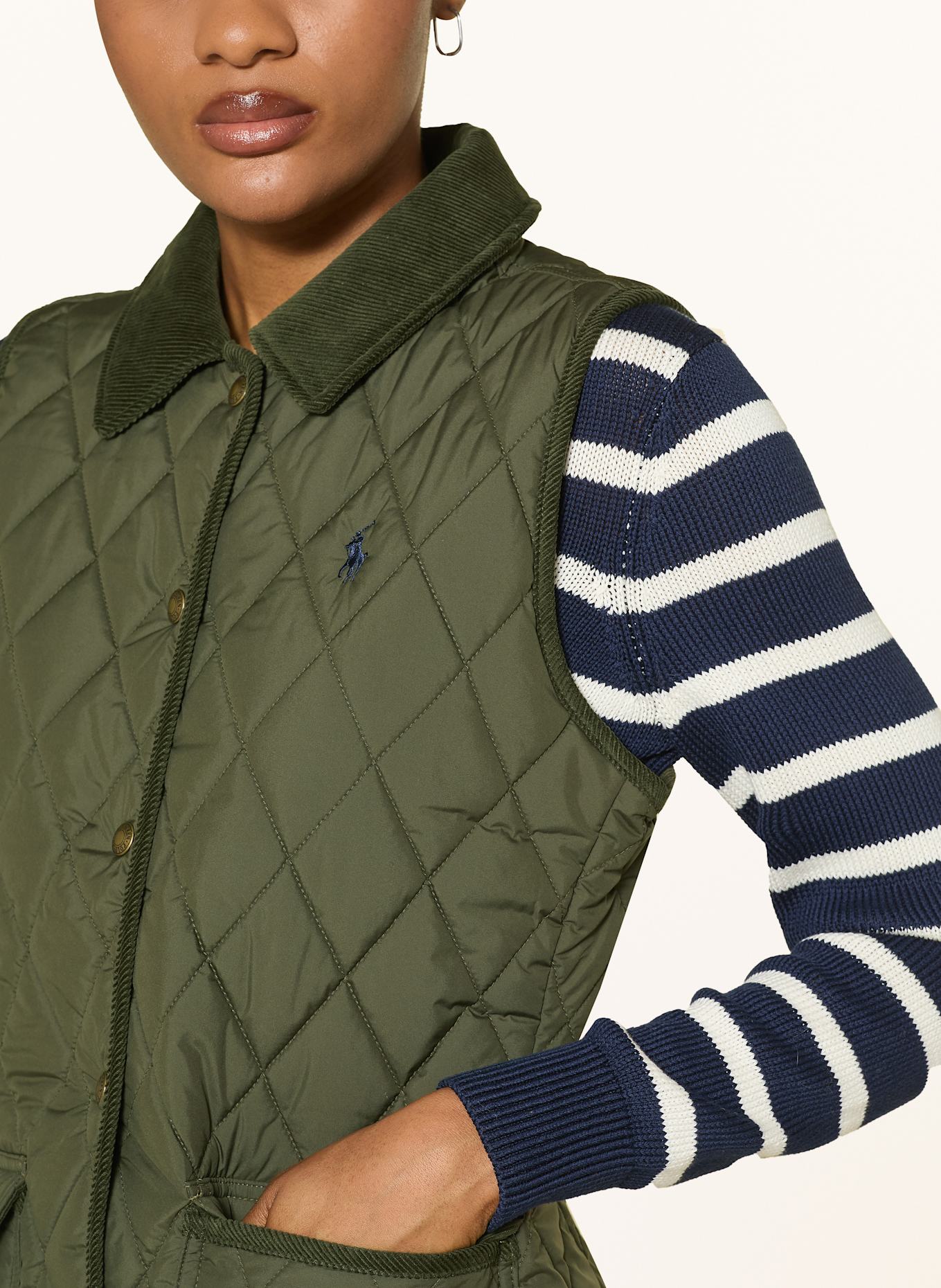 POLO RALPH LAUREN Steppweste: KHAKI