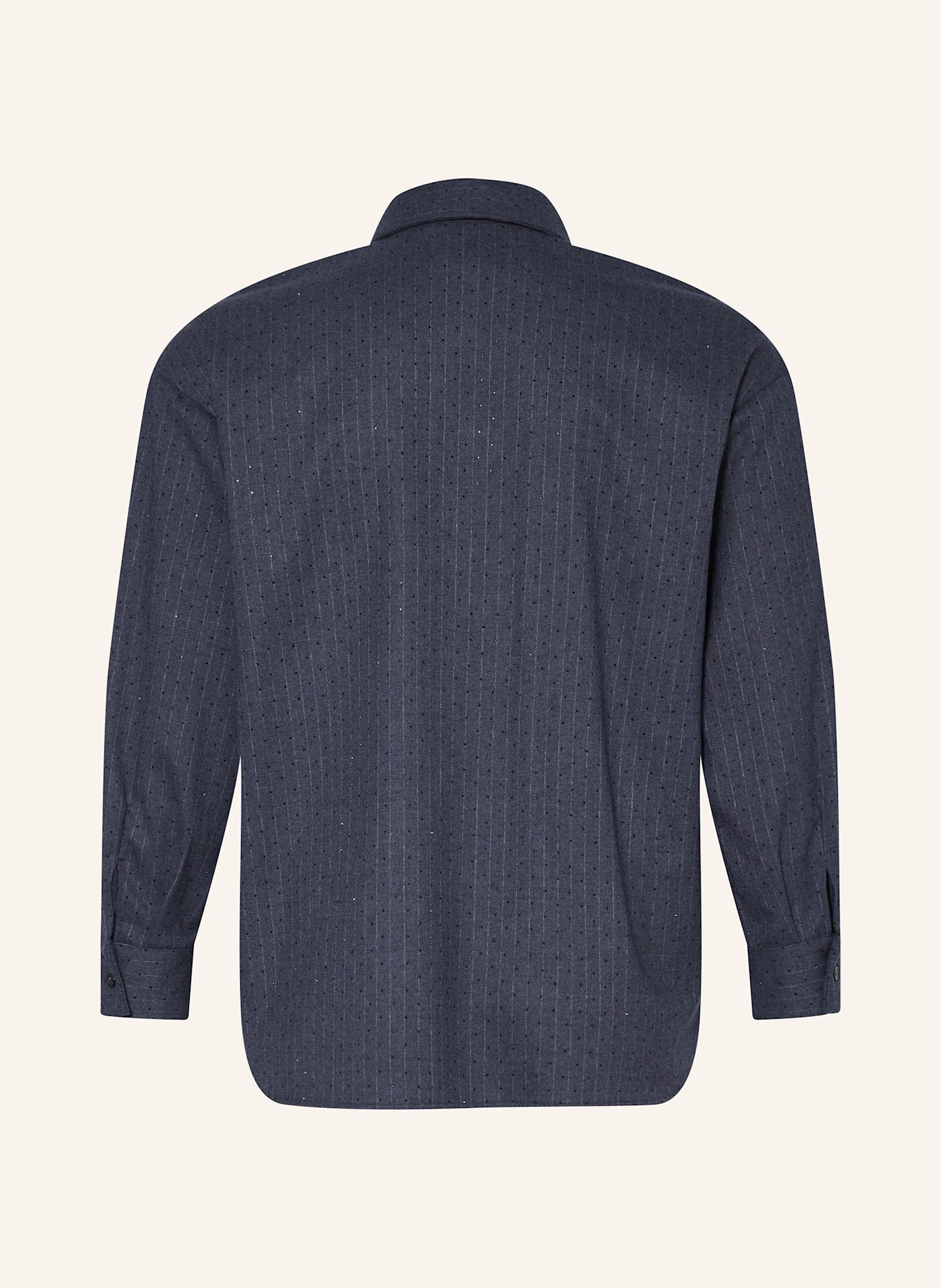 PERSONA MARINA RINALDI Hemdbluse TIRO mit Schmucksteinen: BLAU