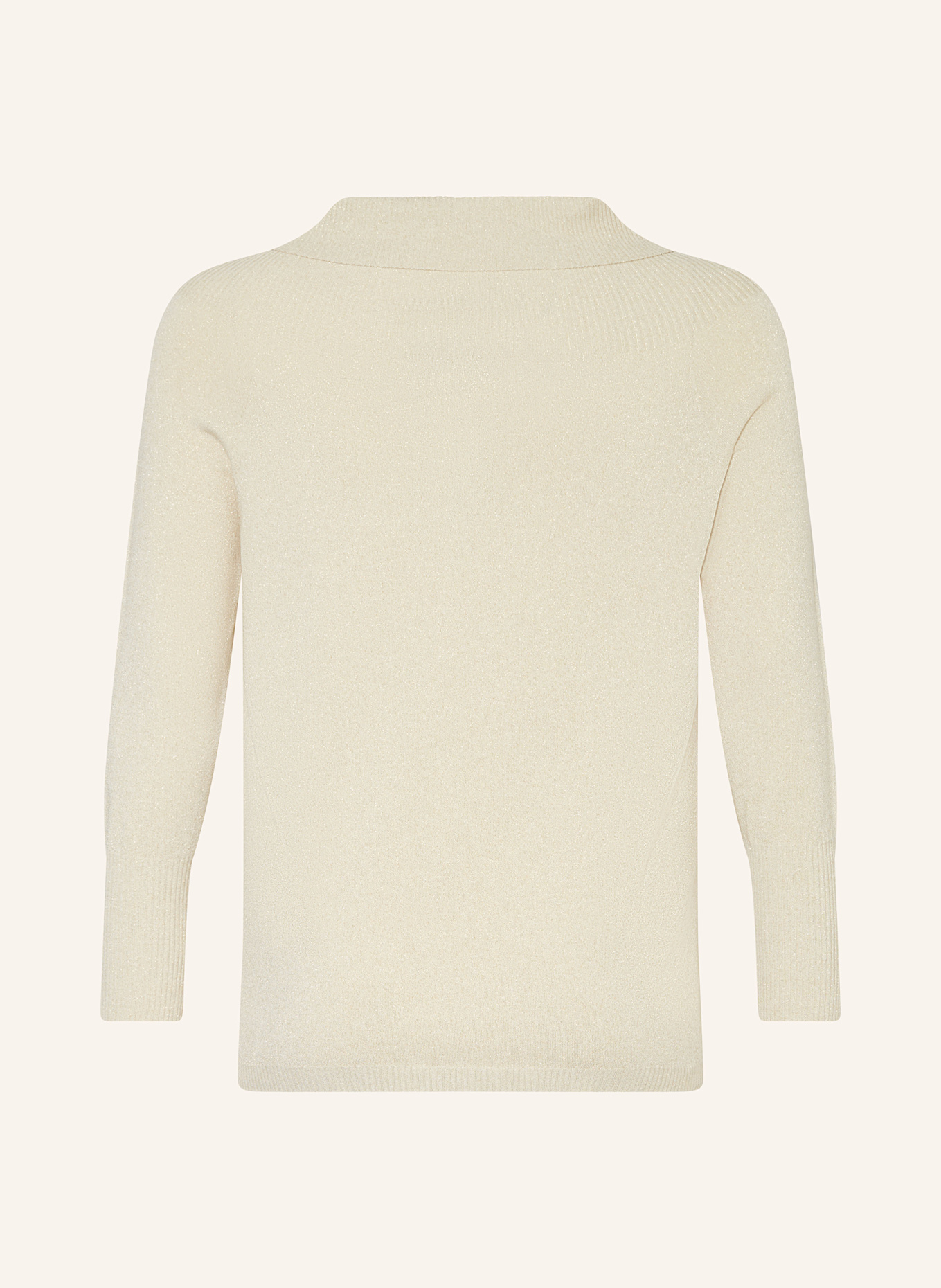 PERSONA MARINA RINALDI Off-Shoulder-Pullover BIRD mit Glitzergarn: ECRU